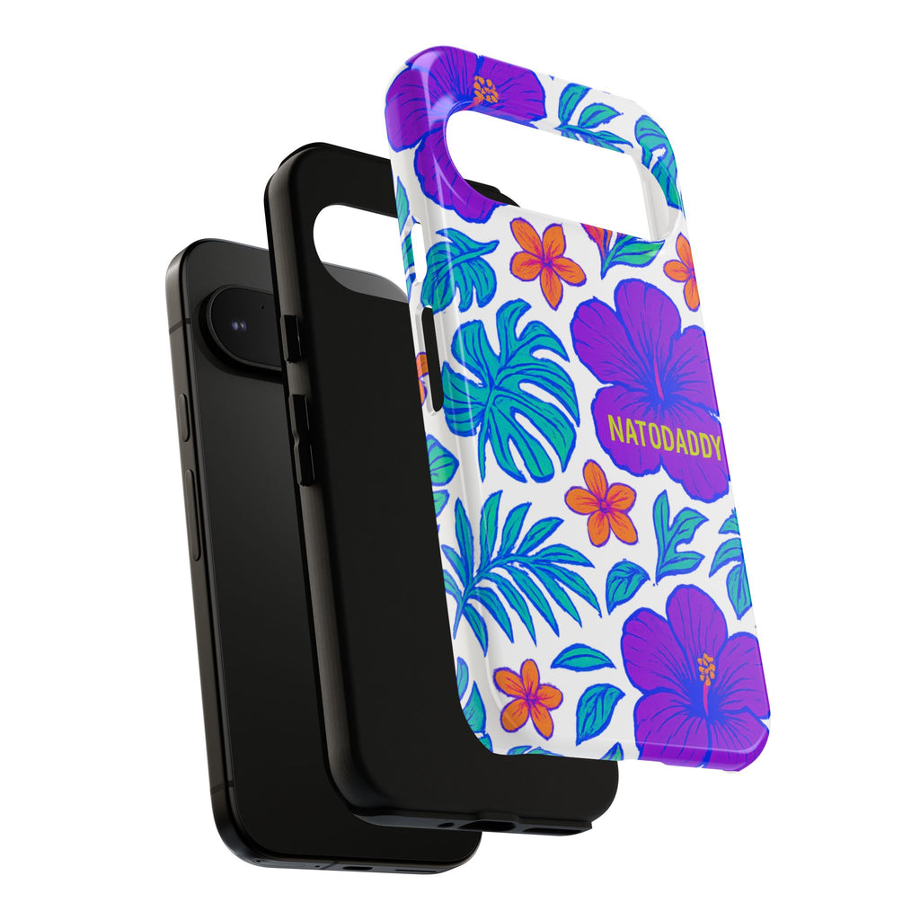 Tropical Phone Case | Tough Cases with Floral Design, Gift for Him/Her, Summer Vibe, Phone Accessory, Cute Design