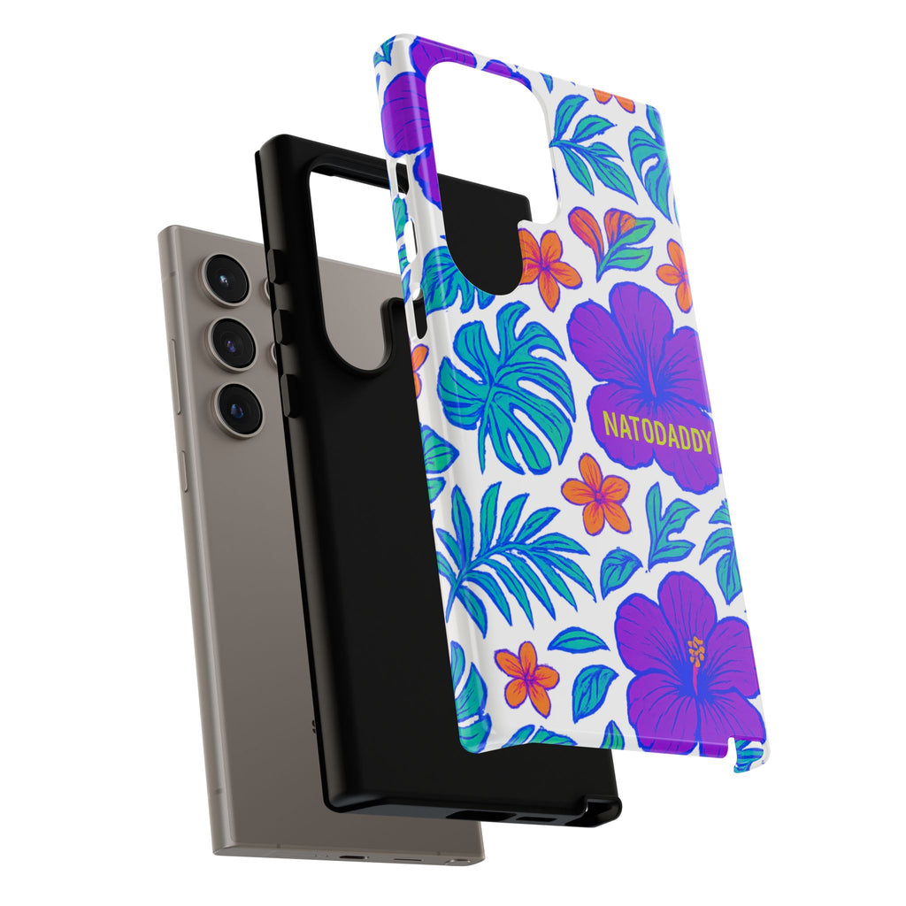 Tropical Phone Case | Tough Cases with Floral Design, Gift for Him/Her, Summer Vibe, Phone Accessory, Cute Design