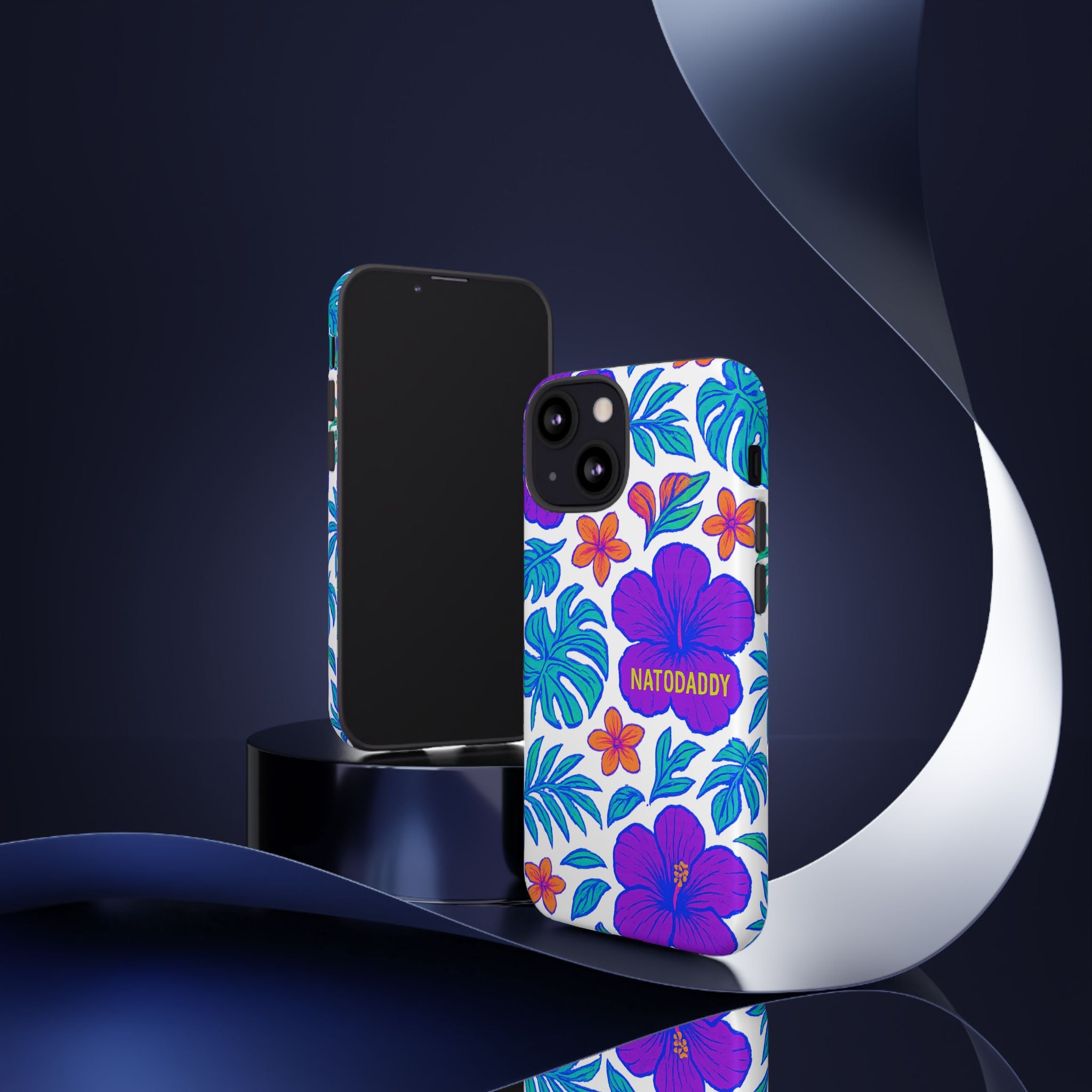 Tropical Phone Case | Tough Cases with Floral Design, Gift for Him/Her, Summer Vibe, Phone Accessory, Cute Design
