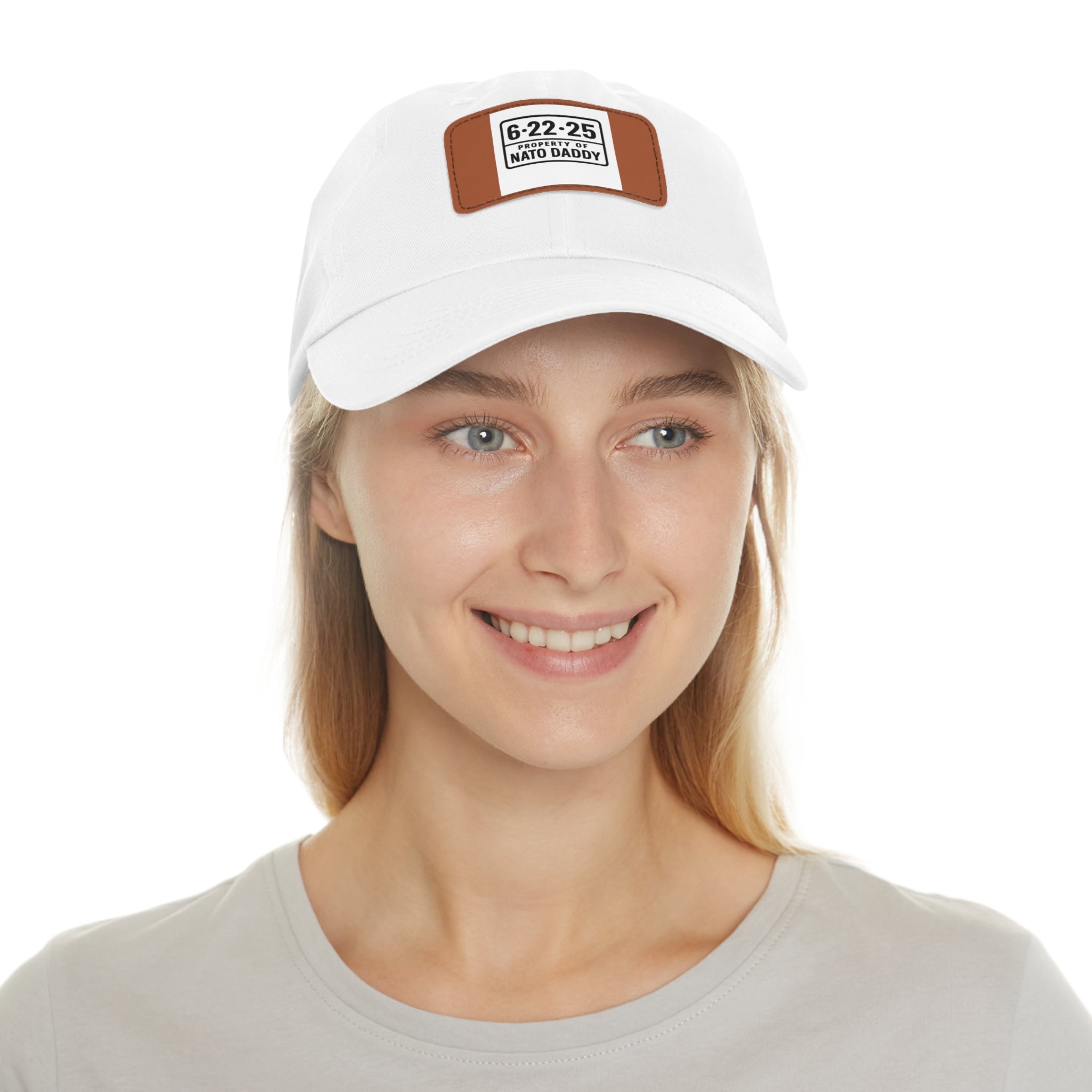 Dad Hat with Leather Patch | Personalized Gift for Dads, Birthday Hat, Outdoor Cap, Father’s Day Gift, Casual Style