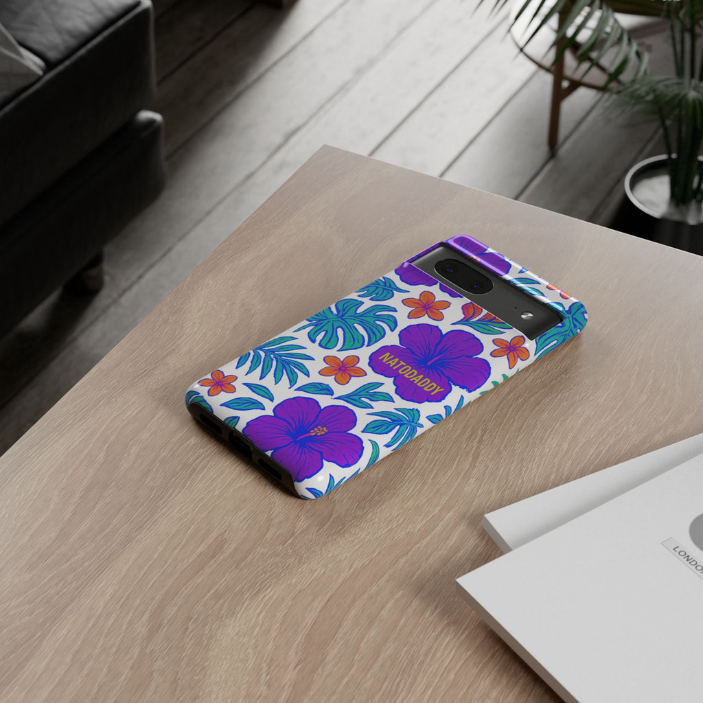 Tropical Phone Case | Tough Cases with Floral Design, Gift for Him/Her, Summer Vibe, Phone Accessory, Cute Design