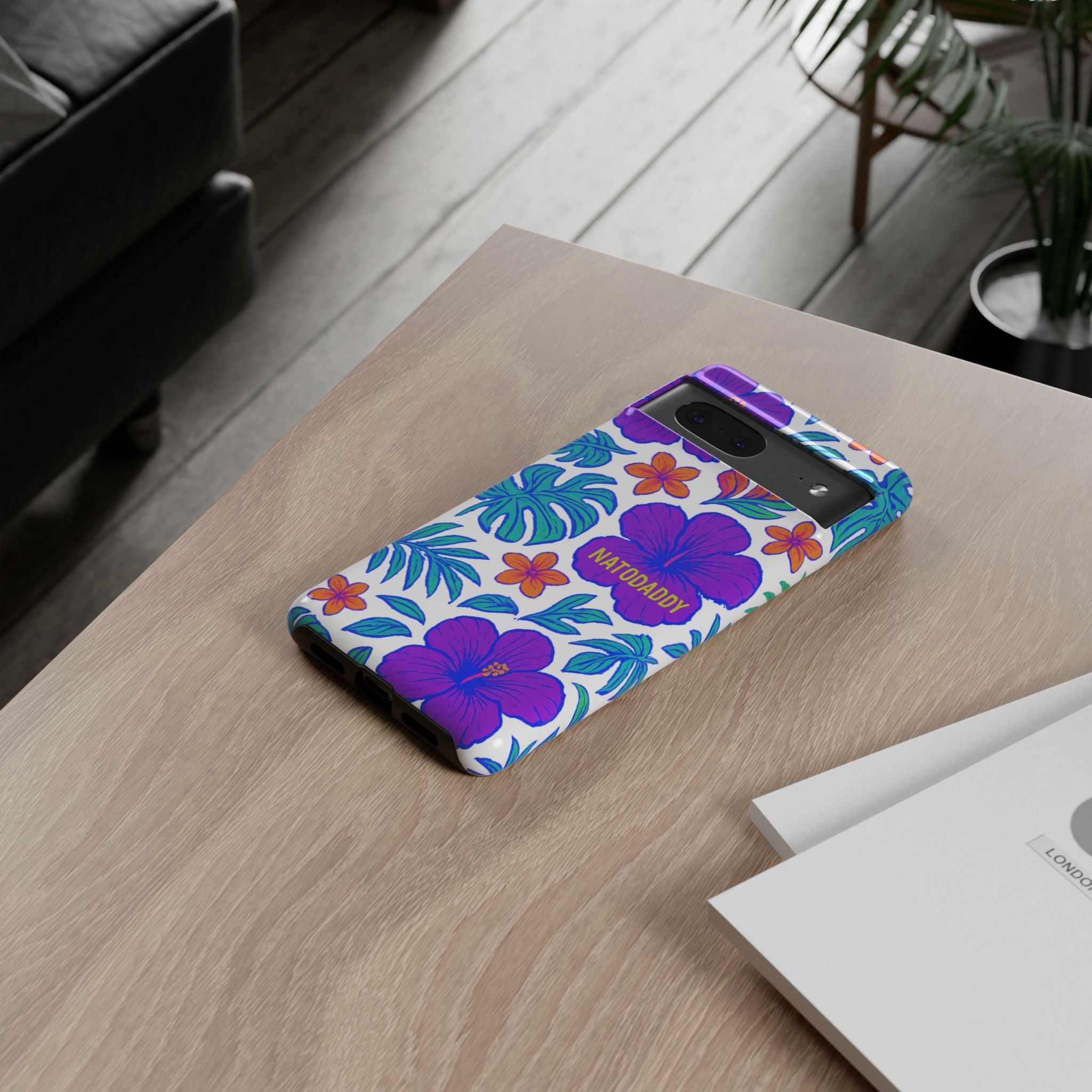 Tropical Phone Case | Tough Cases with Floral Design, Gift for Him/Her, Summer Vibe, Phone Accessory, Cute Design