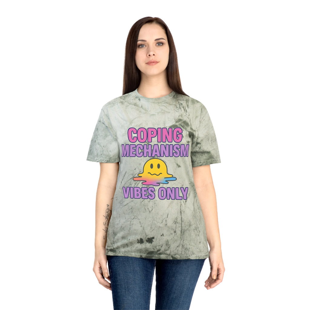 Colorful Coping Mechanism T-Shirt, Summer Casual Wear, Gift for Mental Health Awareness, Mood Boosting Apparel, Unisex Fashion