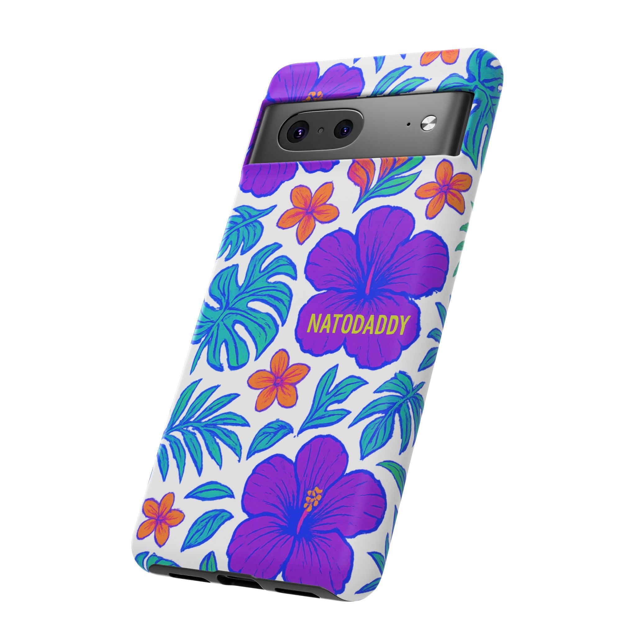Tropical Phone Case | Tough Cases with Floral Design, Gift for Him/Her, Summer Vibe, Phone Accessory, Cute Design