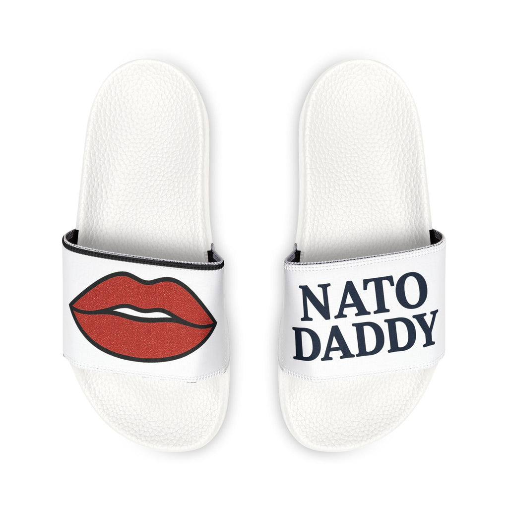 Sassy Men's Sandals – 'NATO DADDY' Slide Slippers for Summer Vibes, Cool Footwear, Pool Days, Gift for Him, Trendy Beachwear