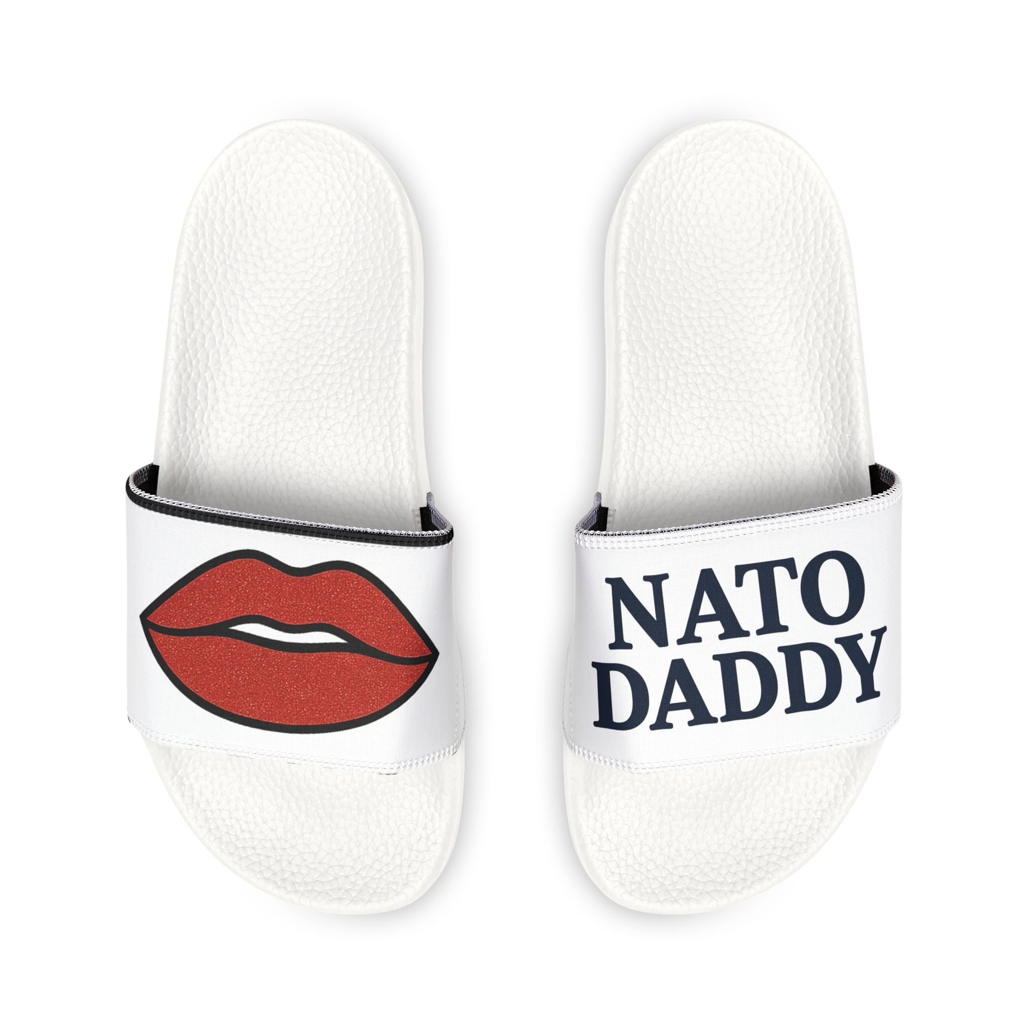 Sassy Men's Sandals – 'NATO DADDY' Slide Slippers for Summer Vibes, Cool Footwear, Pool Days, Gift for Him, Trendy Beachwear
