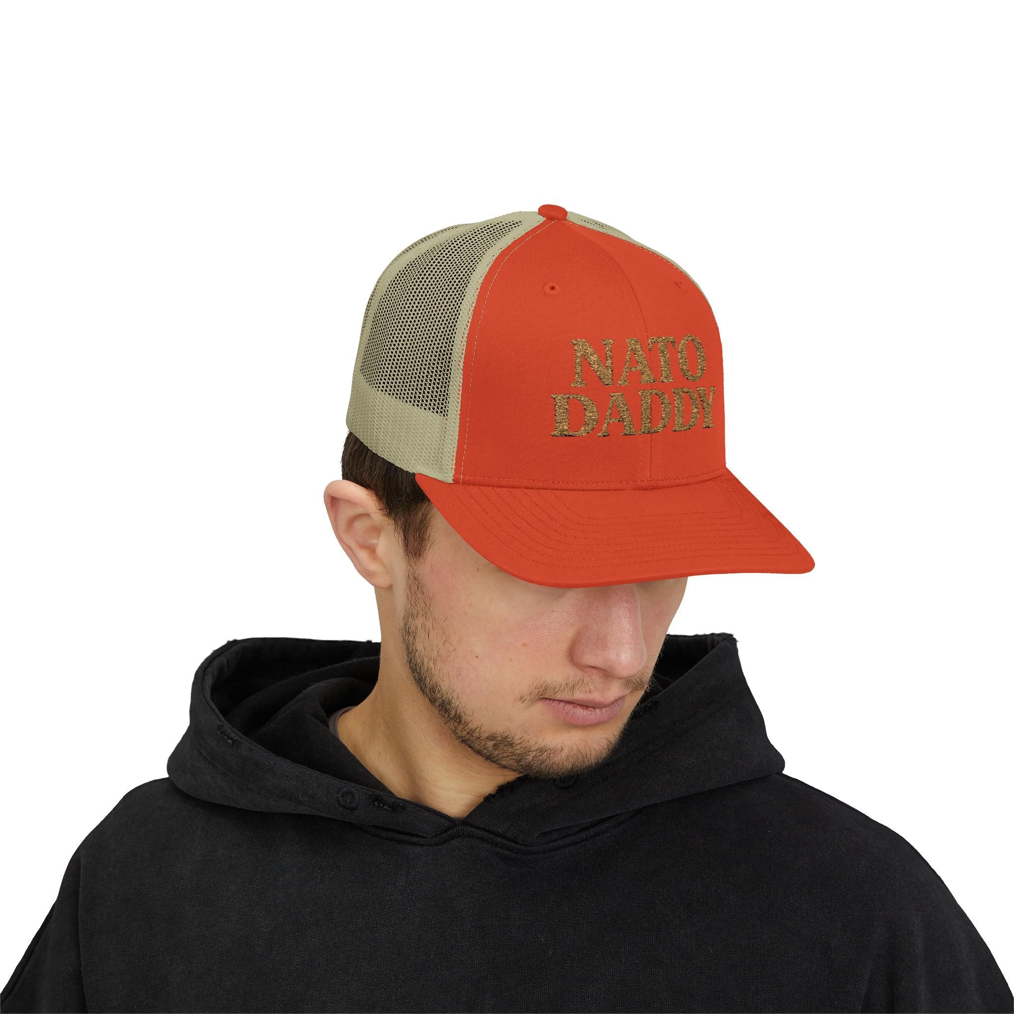 Nato Daddy Snapback Trucker Cap for Cool Dads - Trendy Gift, Summer Style, Casual Vibe, Father's Day, Outdoor Fun