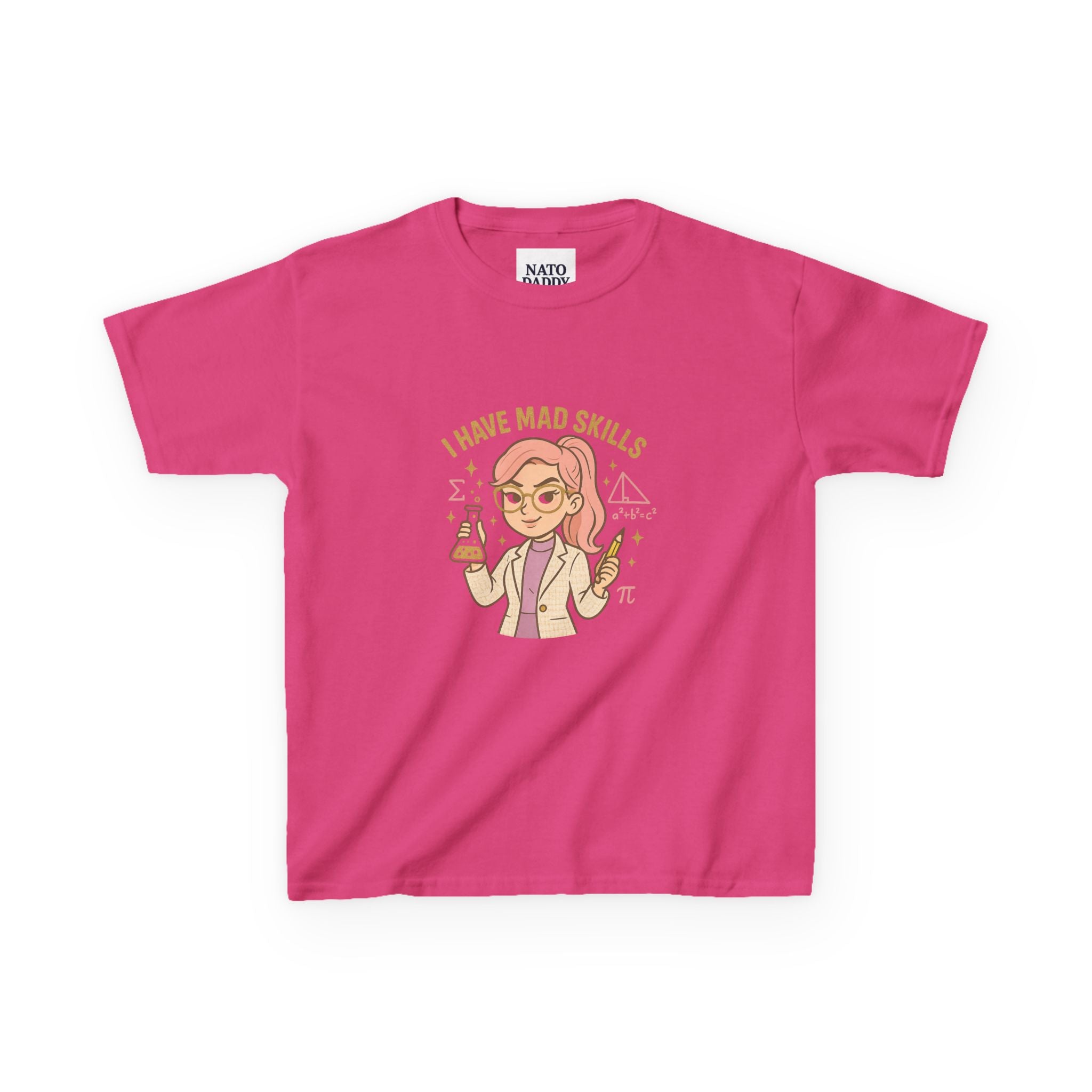 Kids Science Tee - 'I Have Mad Skills', Fun Kids Shirt for STEM Lovers, Perfect for School or Birthdays, Gift for Young Innovators, [...]