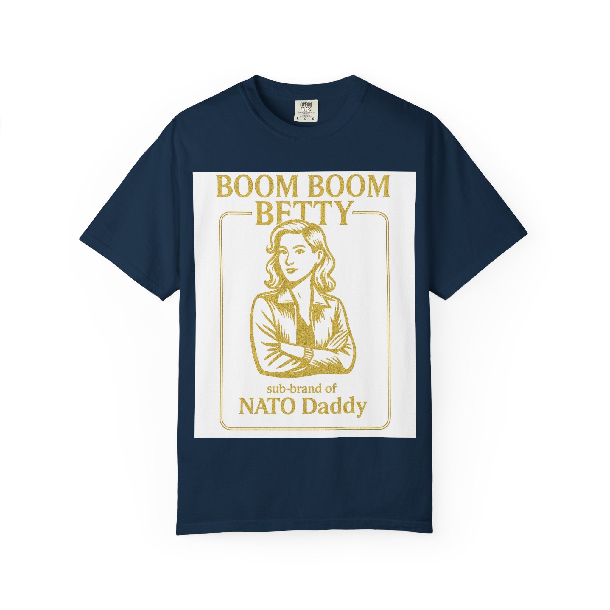Boom Boom Betty Unisex T-Shirt, Funny Graphic Tee, Gift for Dads, Quirky Casual Wear, Unique Father's Day Present, Humor Shirt