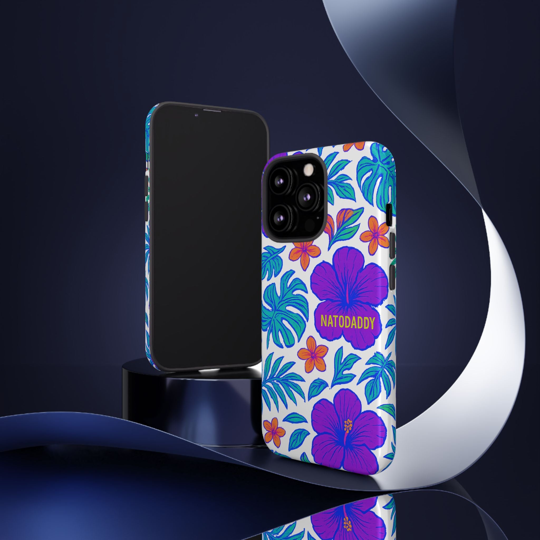 Tropical Phone Case | Tough Cases with Floral Design, Gift for Him/Her, Summer Vibe, Phone Accessory, Cute Design