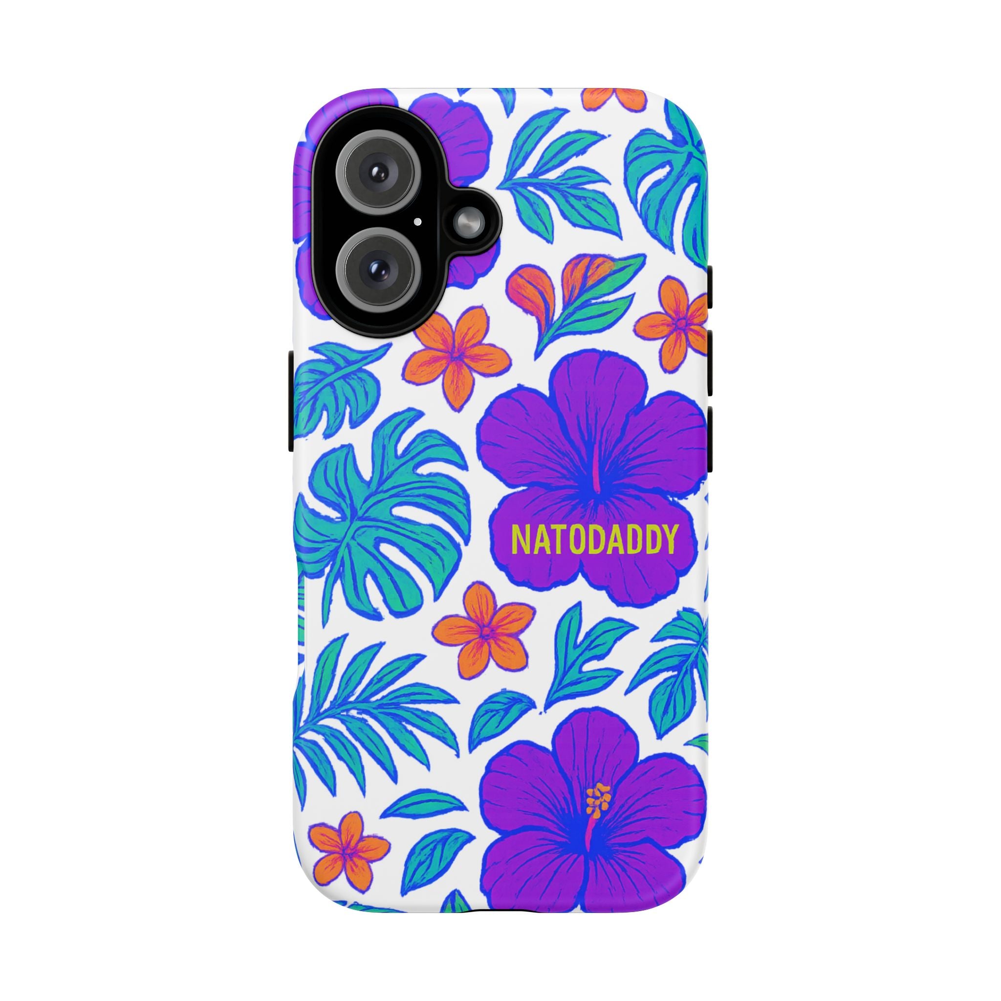 Tropical Phone Case | Tough Cases with Floral Design, Gift for Him/Her, Summer Vibe, Phone Accessory, Cute Design