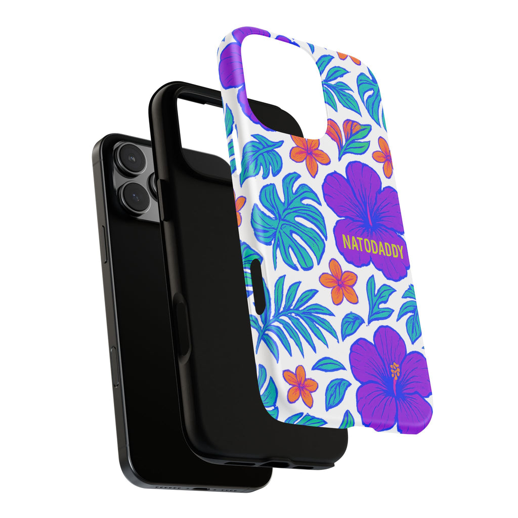 Tropical Phone Case | Tough Cases with Floral Design, Gift for Him/Her, Summer Vibe, Phone Accessory, Cute Design