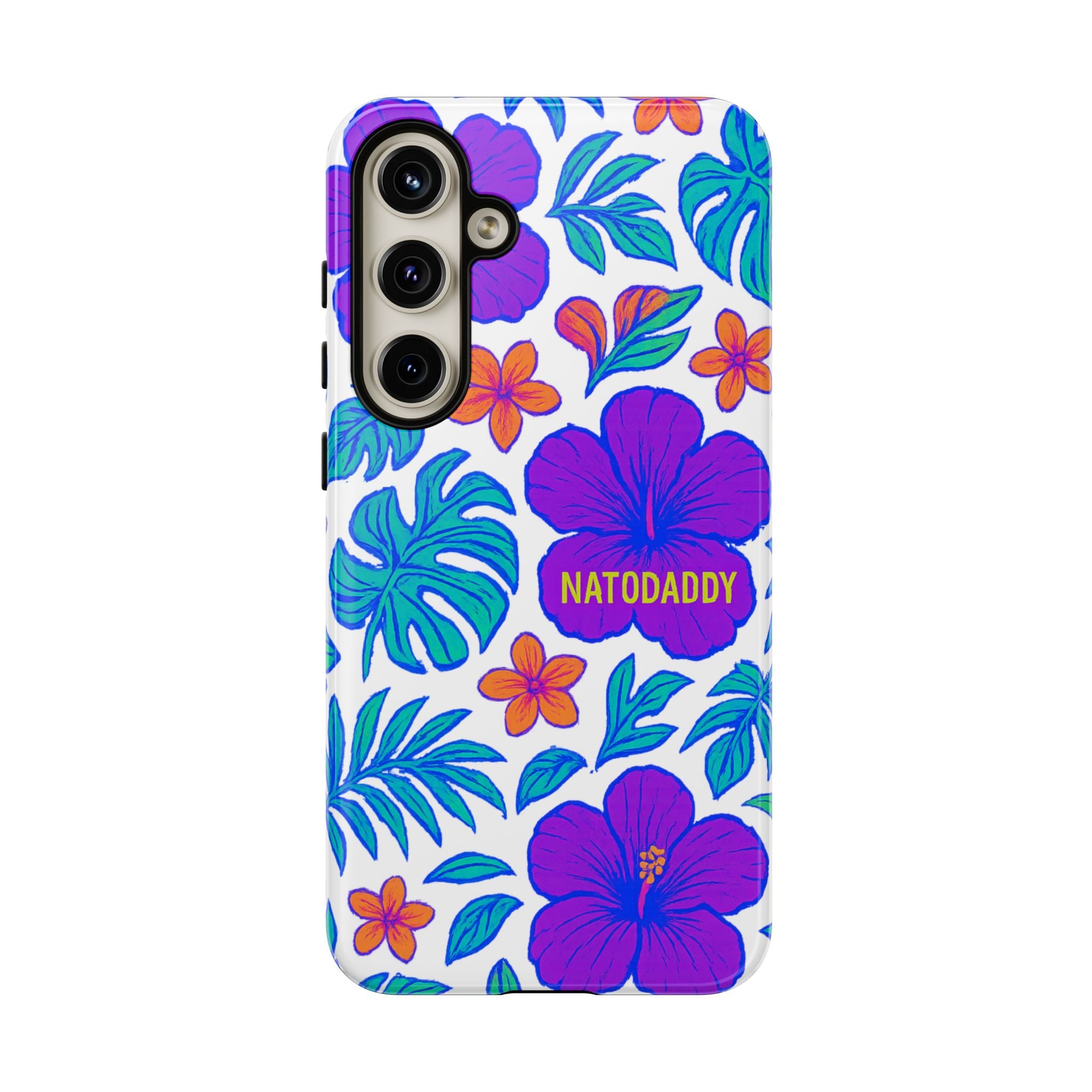 Tropical Phone Case | Tough Cases with Floral Design, Gift for Him/Her, Summer Vibe, Phone Accessory, Cute Design