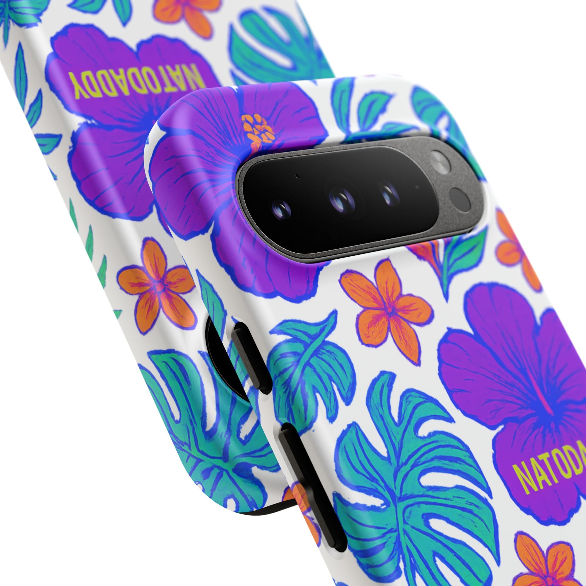 Tropical Phone Case | Tough Cases with Floral Design, Gift for Him/Her, Summer Vibe, Phone Accessory, Cute Design