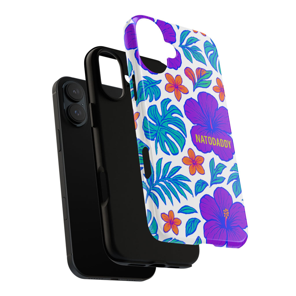 Tropical Phone Case | Tough Cases with Floral Design, Gift for Him/Her, Summer Vibe, Phone Accessory, Cute Design