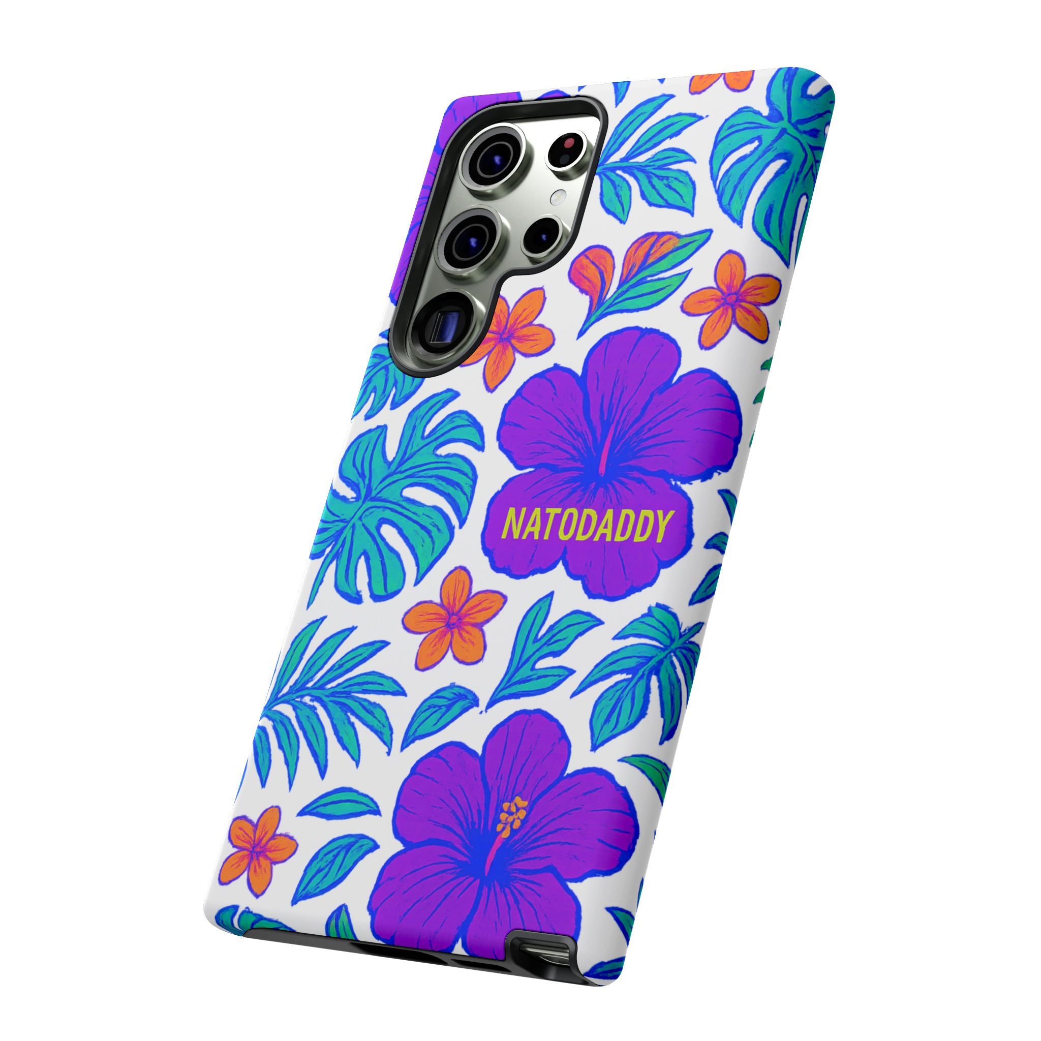 Tropical Phone Case | Tough Cases with Floral Design, Gift for Him/Her, Summer Vibe, Phone Accessory, Cute Design