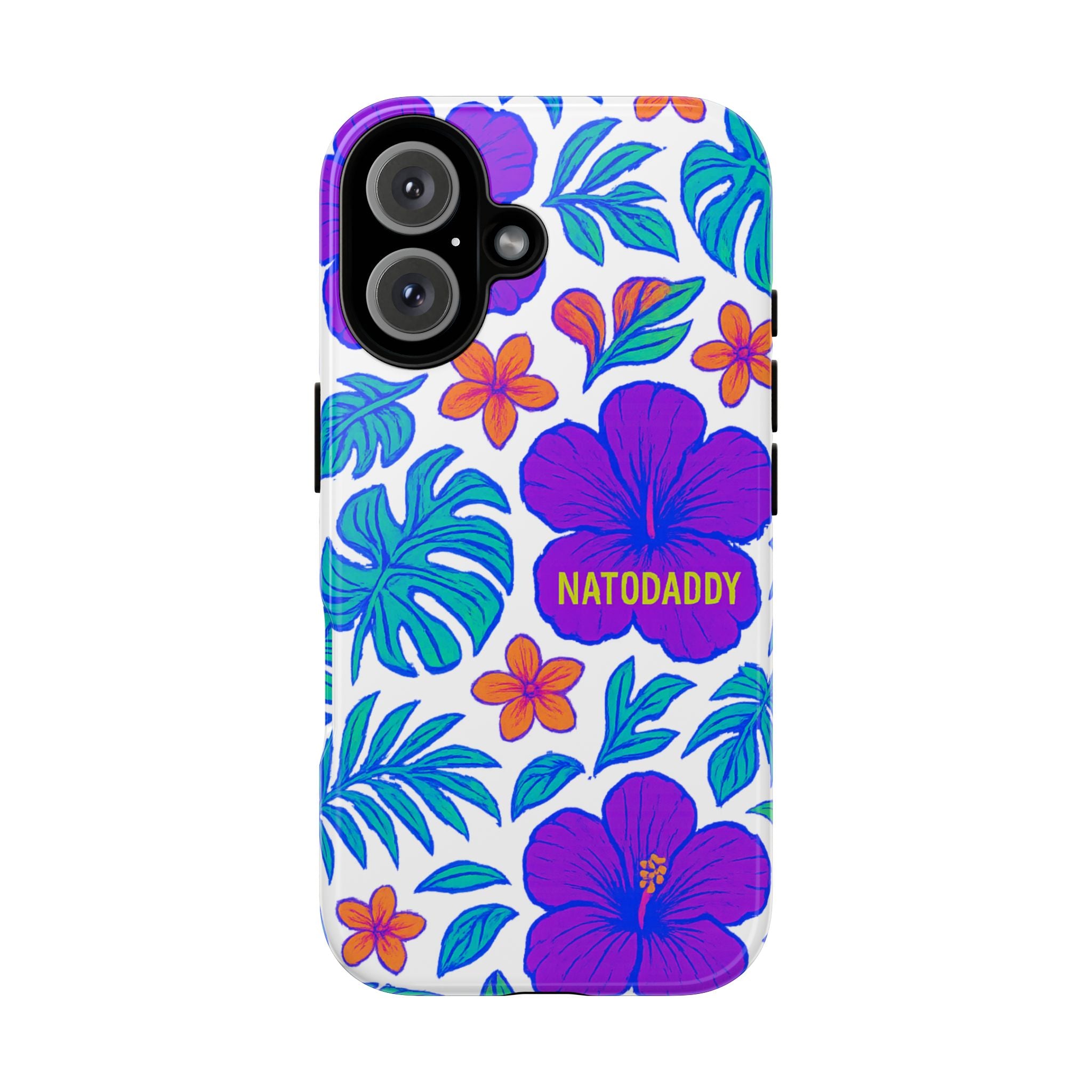 Tropical Phone Case | Tough Cases with Floral Design, Gift for Him/Her, Summer Vibe, Phone Accessory, Cute Design