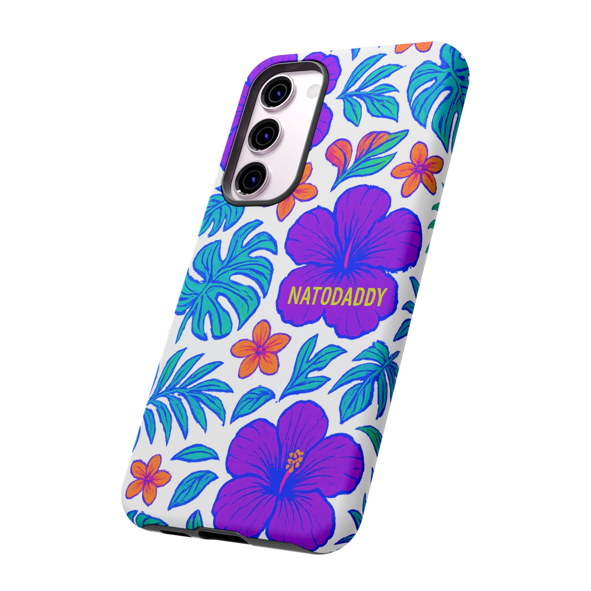 Tropical Phone Case | Tough Cases with Floral Design, Gift for Him/Her, Summer Vibe, Phone Accessory, Cute Design