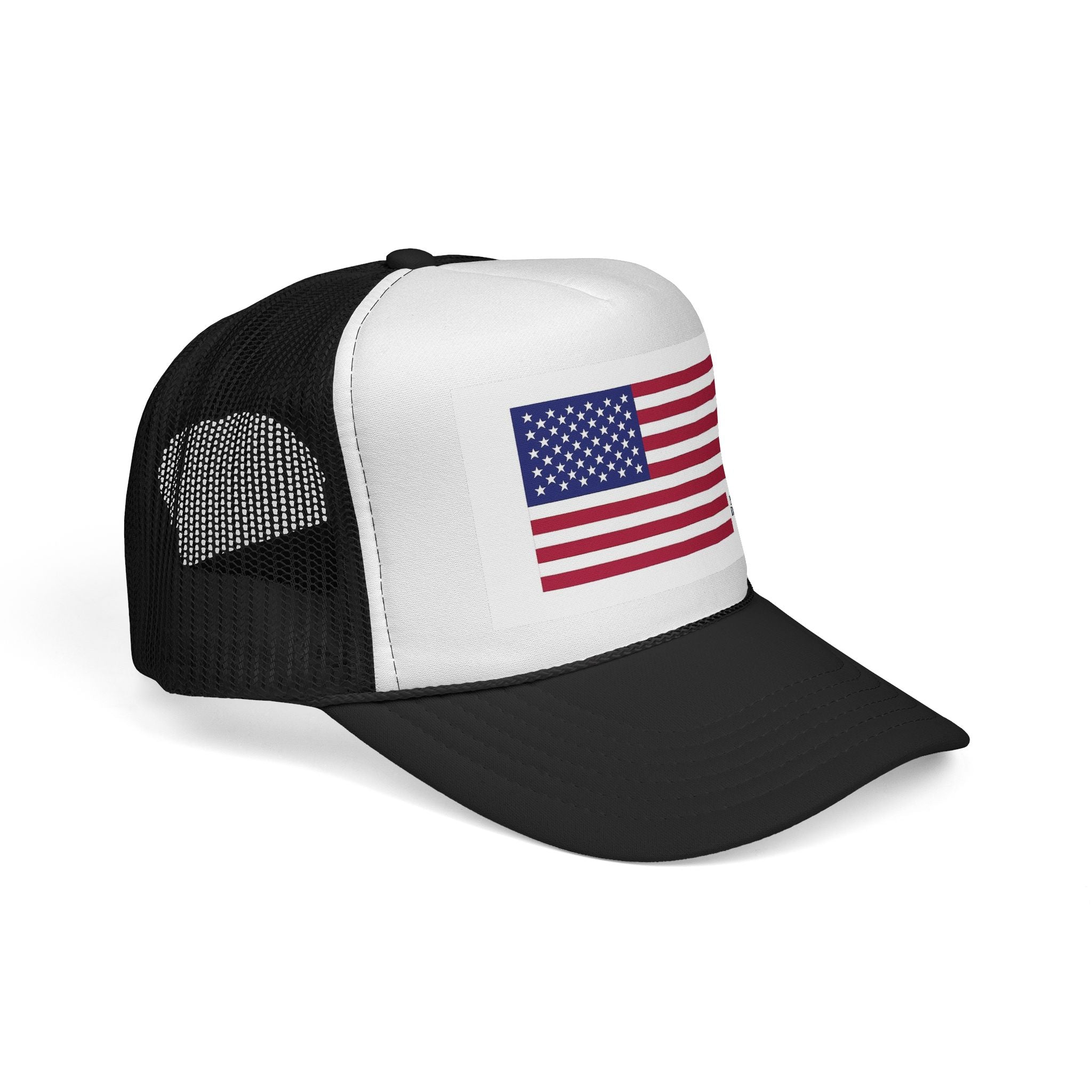 Patriotic Trucker Cap, American Flag Hat, Outdoor Hat, Festival Apparel, Summer Accessories, Gift for Him/Her, USA Pride