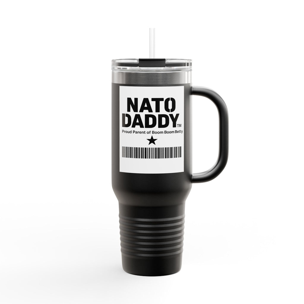 Nato Daddy Insulated Travel Mug | 40oz Dad Coffee Cup | Perfect for Gifts | Personalized Cooler Mug | Father's Day Essential
