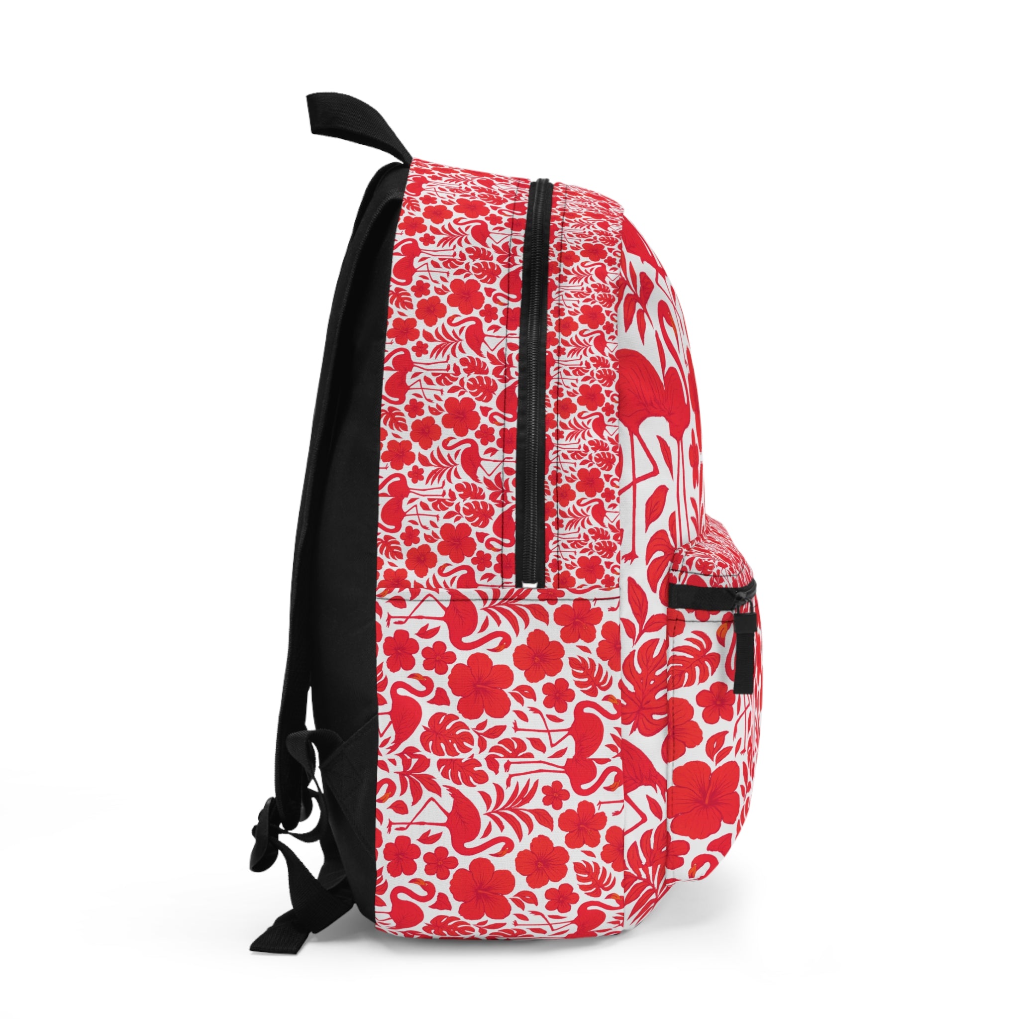Tropical Floral Backpack - Stylish, Durable, Trendy Bag for School, Travel, Beach Days, Gifts, Summer Fashion