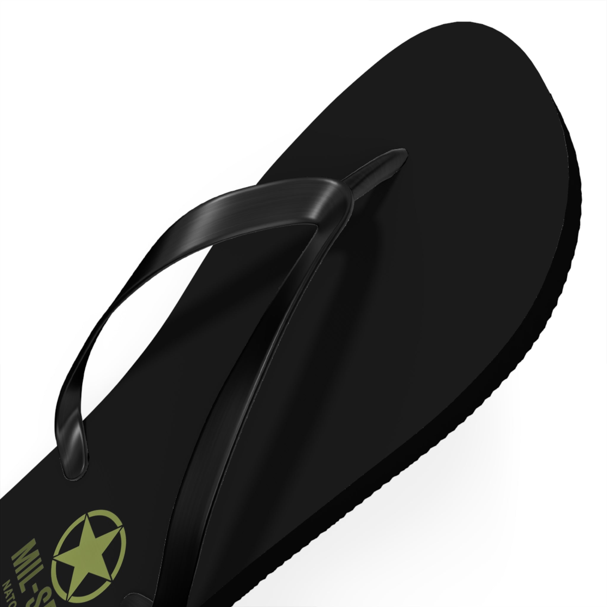 Men's Military-Inspired Flip Flops, Casual Beach Footwear, Outdoor Slippers, Summer Sandals, Customized Summer Style
