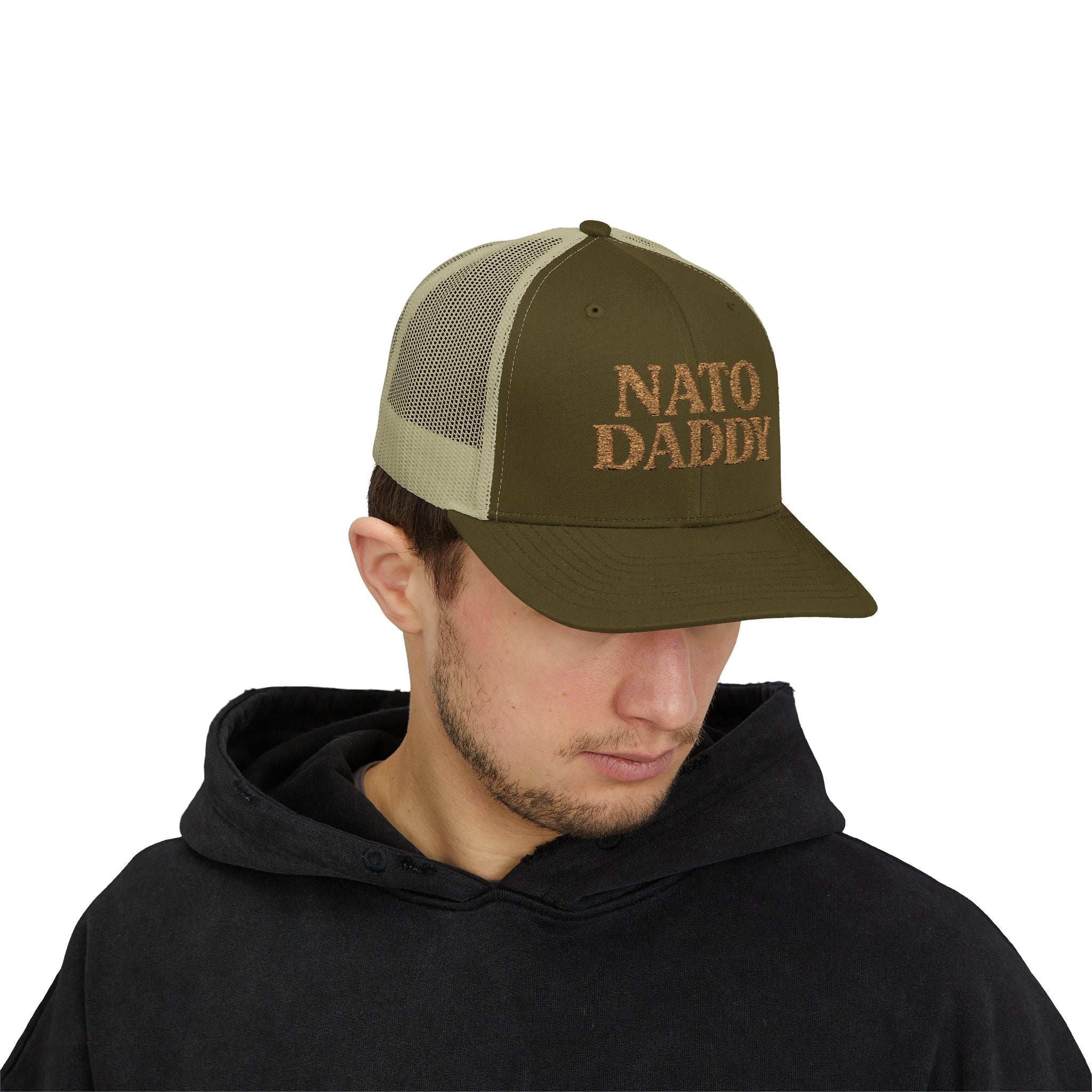 Nato Daddy Snapback Trucker Cap for Cool Dads - Trendy Gift, Summer Style, Casual Vibe, Father's Day, Outdoor Fun