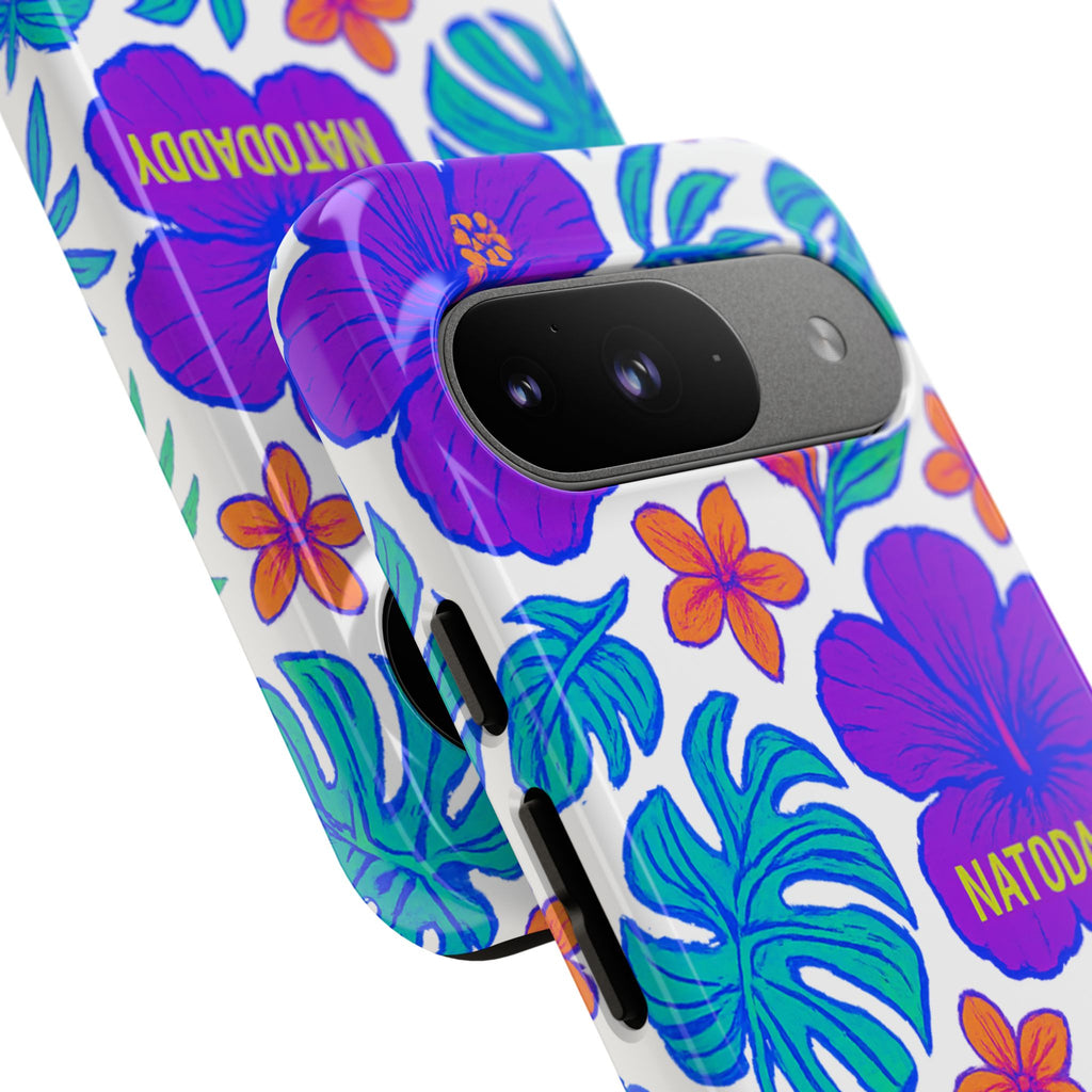 Tropical Phone Case | Tough Cases with Floral Design, Gift for Him/Her, Summer Vibe, Phone Accessory, Cute Design