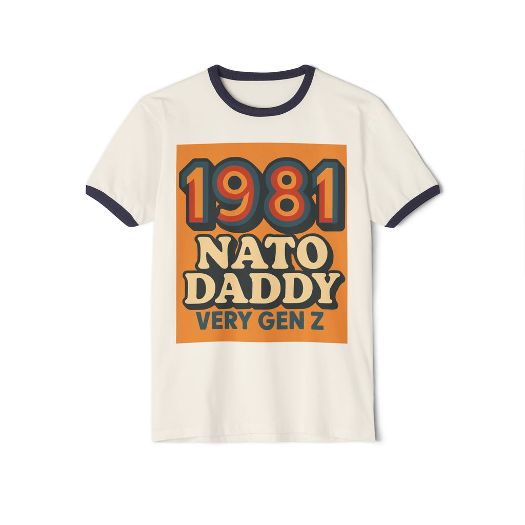 Retro Gen Z Ringer Tee - Perfect for Casual Outings, Birthdays, Gifts, Nostalgia Lovers, Festival Apparel