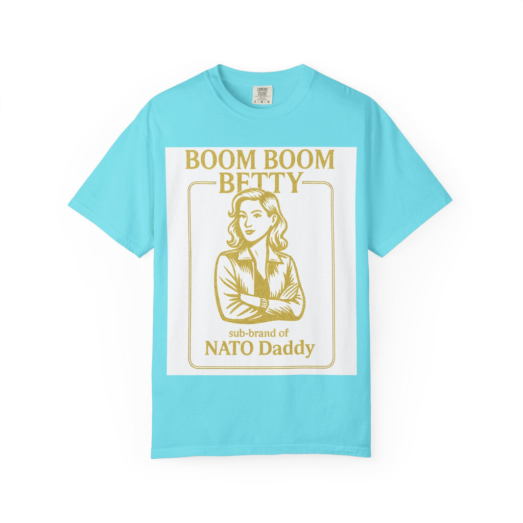 Boom Boom Betty Unisex T-Shirt, Funny Graphic Tee, Gift for Dads, Quirky Casual Wear, Unique Father's Day Present, Humor Shirt