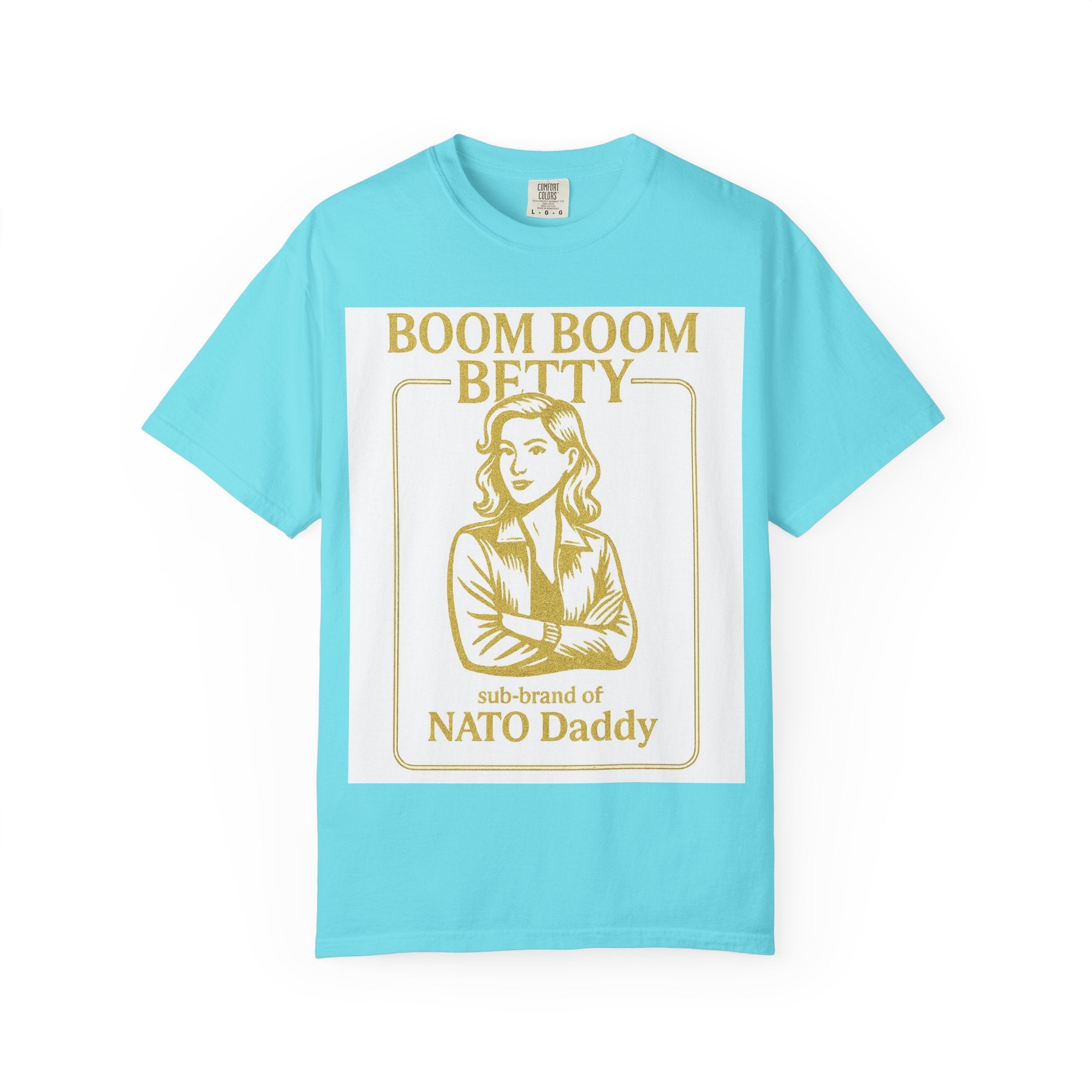 Boom Boom Betty Unisex T-Shirt, Funny Graphic Tee, Gift for Dads, Quirky Casual Wear, Unique Father's Day Present, Humor Shirt