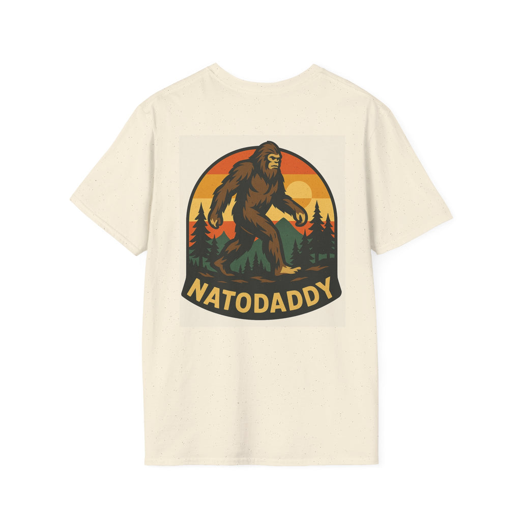 Sasquatch Adventure T-Shirt, Unisex Softstyle Tee for Nature Lovers, Gifts for Dads, Camping Gear, Funny Family Shirt