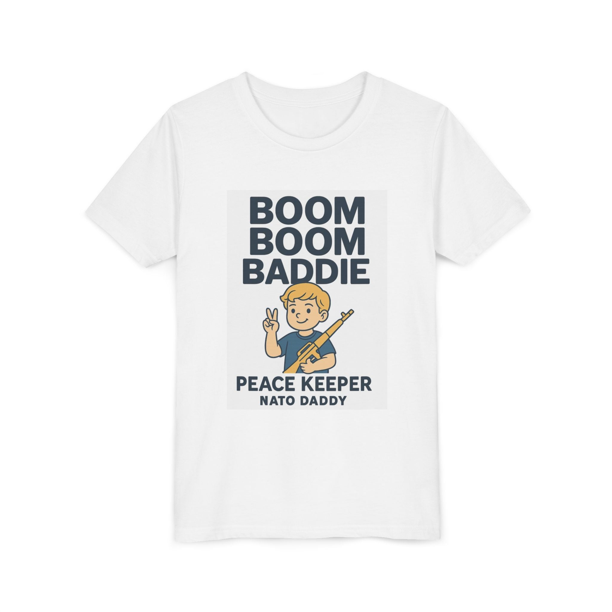 Youth Graphic Tee with Playful Design, Fun T-Shirt for Kids, Gift for Birthdays, Summer Vacations, or Everyday Wear