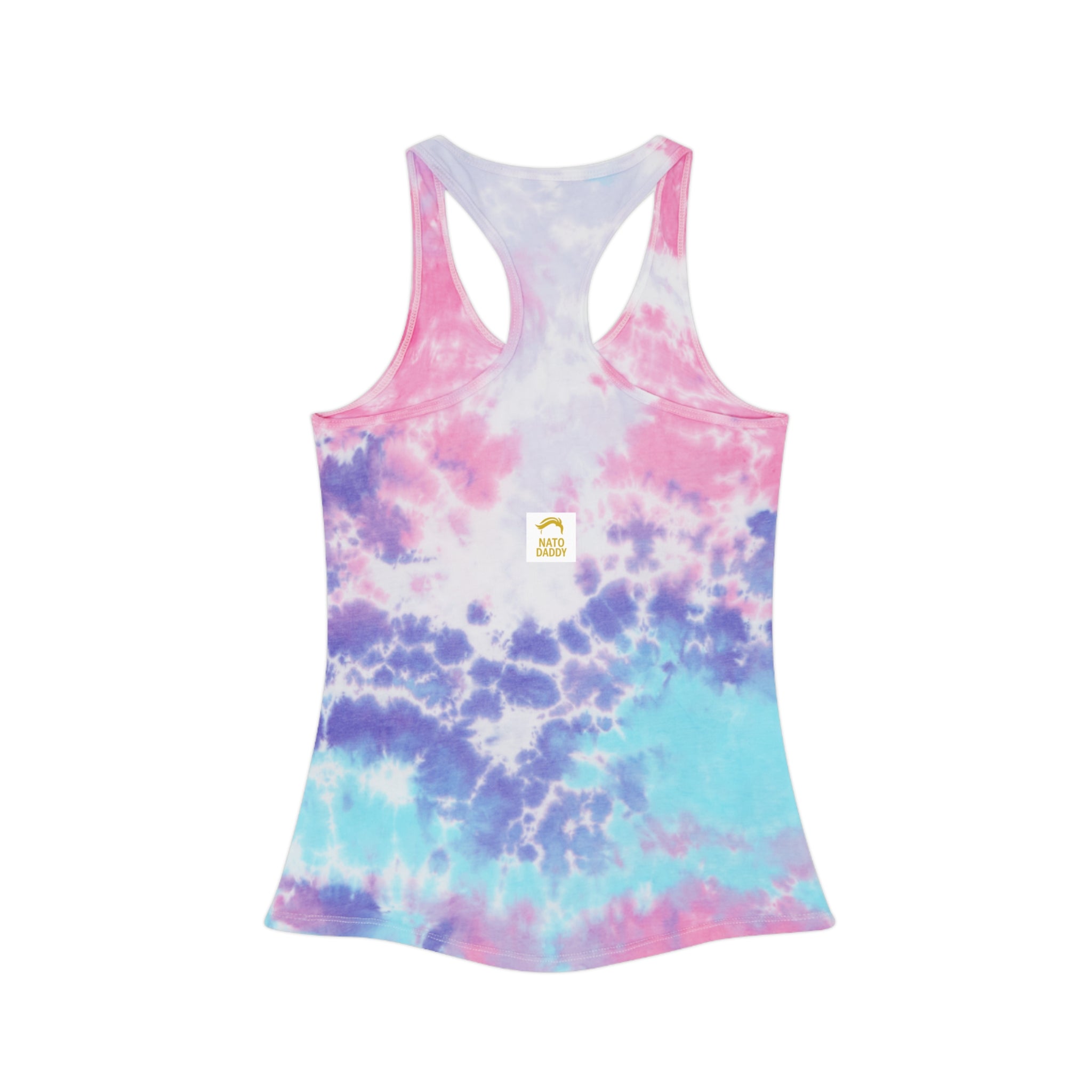 BOOM BOOM BETTY Tie Dye Racerback Tank Top - Summer Vibes, Beachwear, Festival Outfit, Casual Wear, Gift for Her