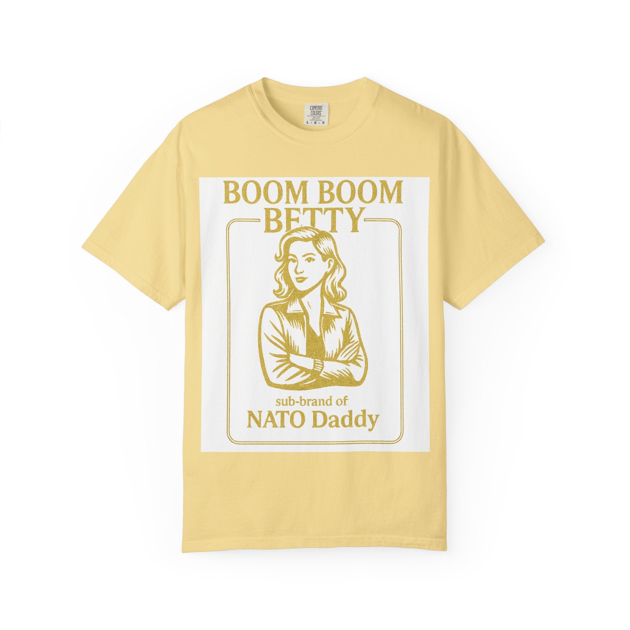 Boom Boom Betty Unisex T-Shirt, Funny Graphic Tee, Gift for Dads, Quirky Casual Wear, Unique Father's Day Present, Humor Shirt