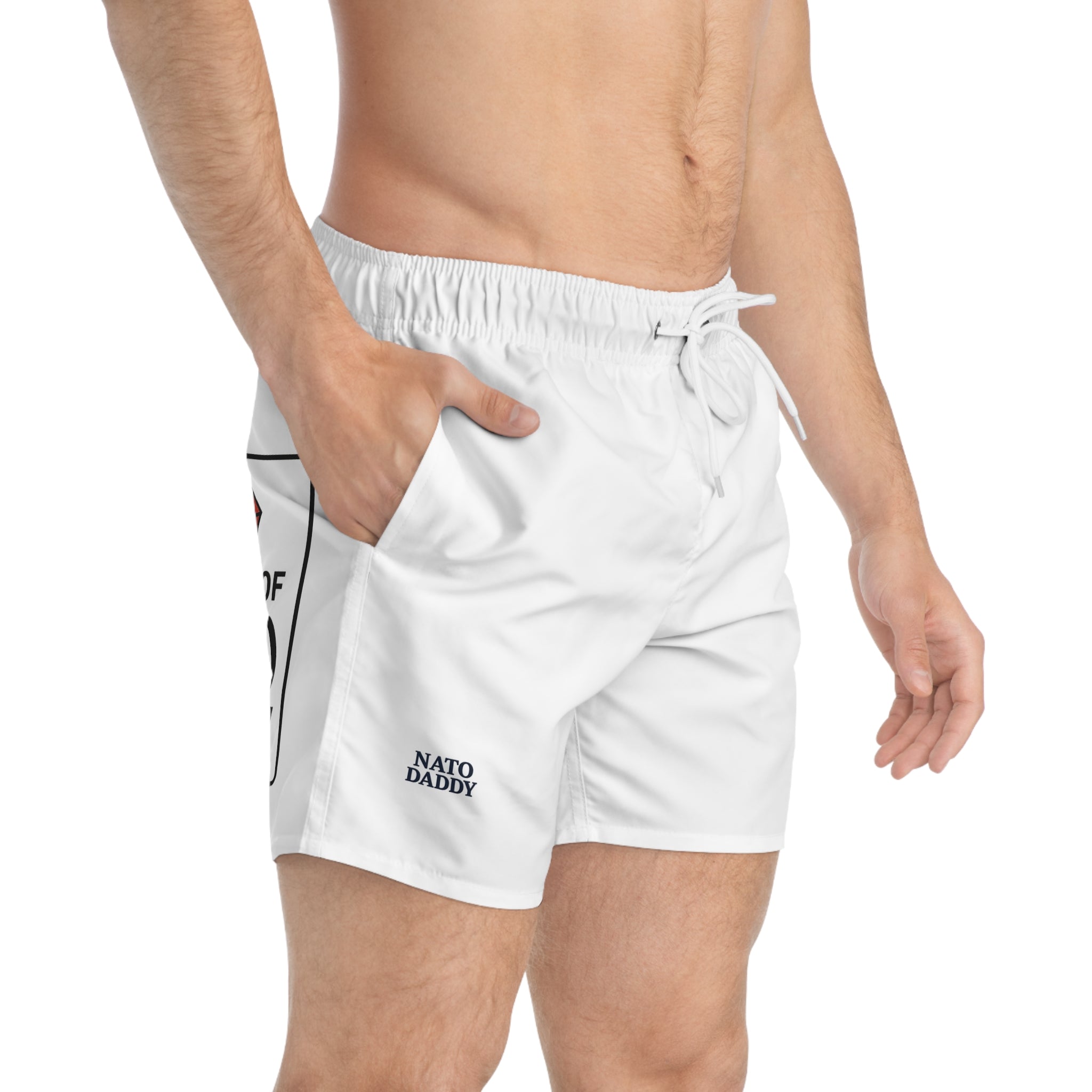 Trendy Swim Trunks for Dads, Beachwear, Summer Pool Shorts, Fun Father’s Day Gift, Casual Vacation Swimwear, Unique AOP Design