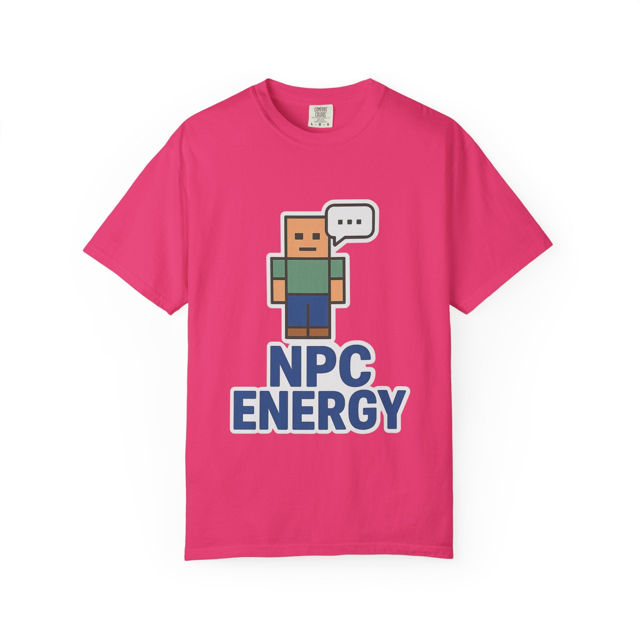 Unisex NPC Energy T-Shirt, Gamer Tee, Perfect Gift for Gamers, Casual Wear, Fun Video Game Apparel