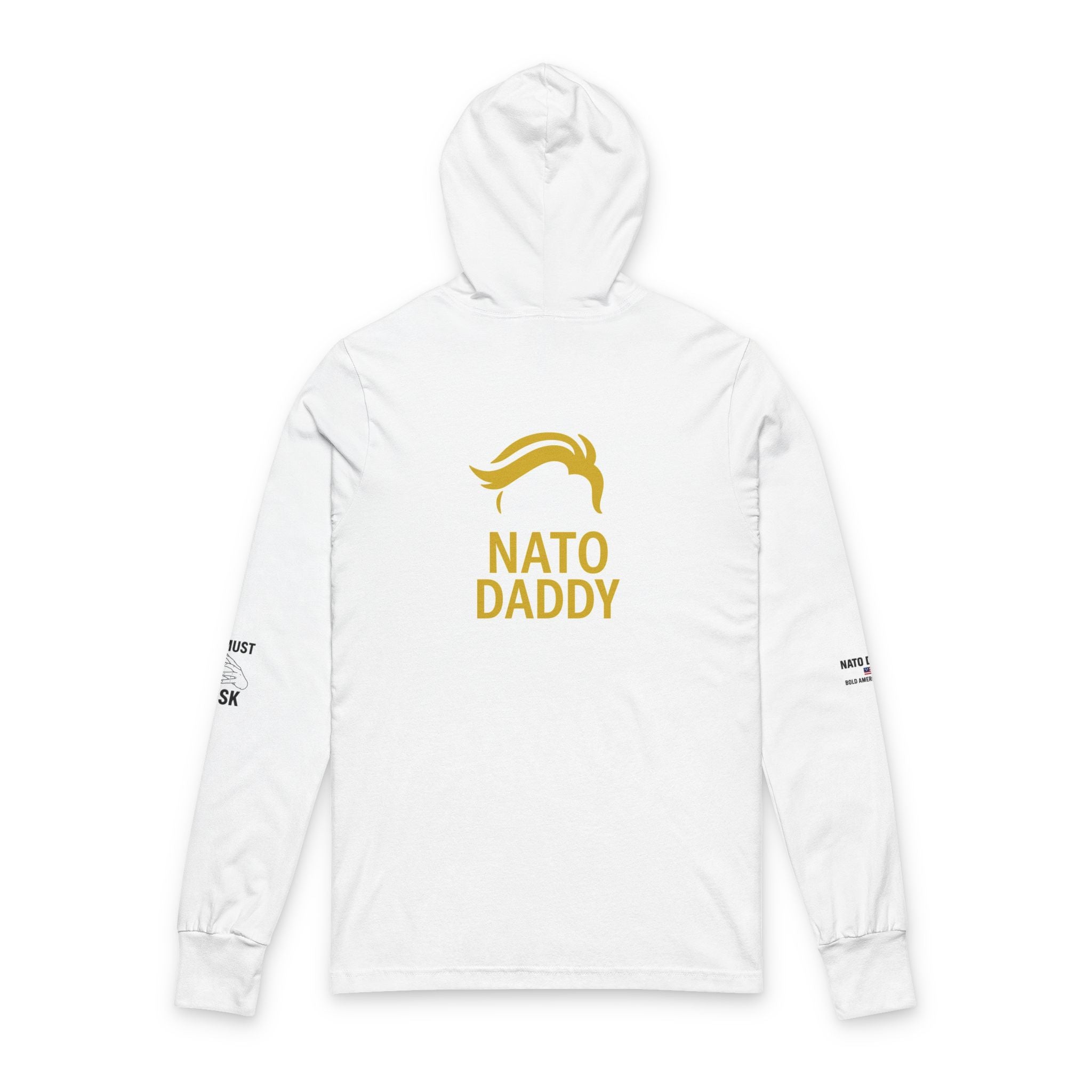 Nato Daddy Hoodie: Unisex Long Sleeve Tee, Fun Gift for Dads, Casual Wear, Father's Day, Family Events, Graphic Tee