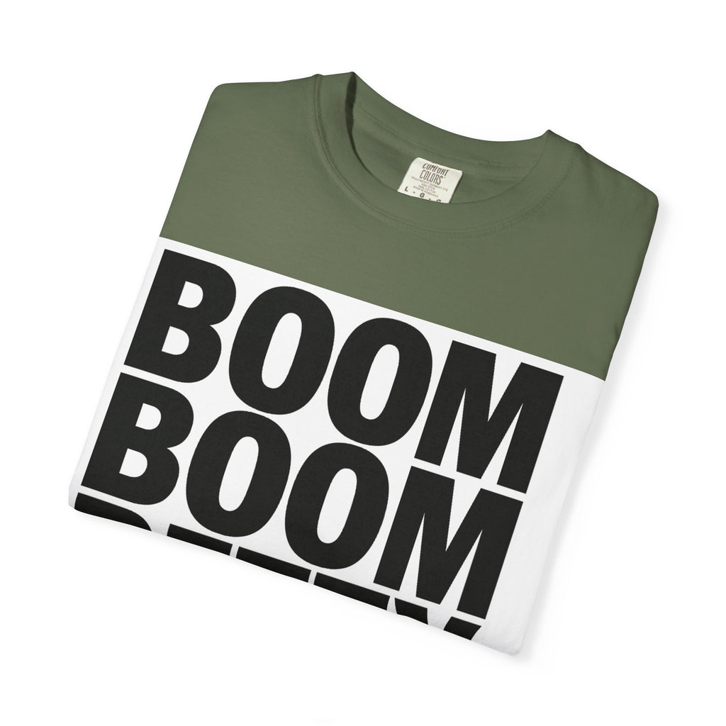 Boom Boom Betty Unisex Garment-Dyed T-shirt, Casual Tee, Cool Graphic Tee, Gift for Her, Trendy Streetwear