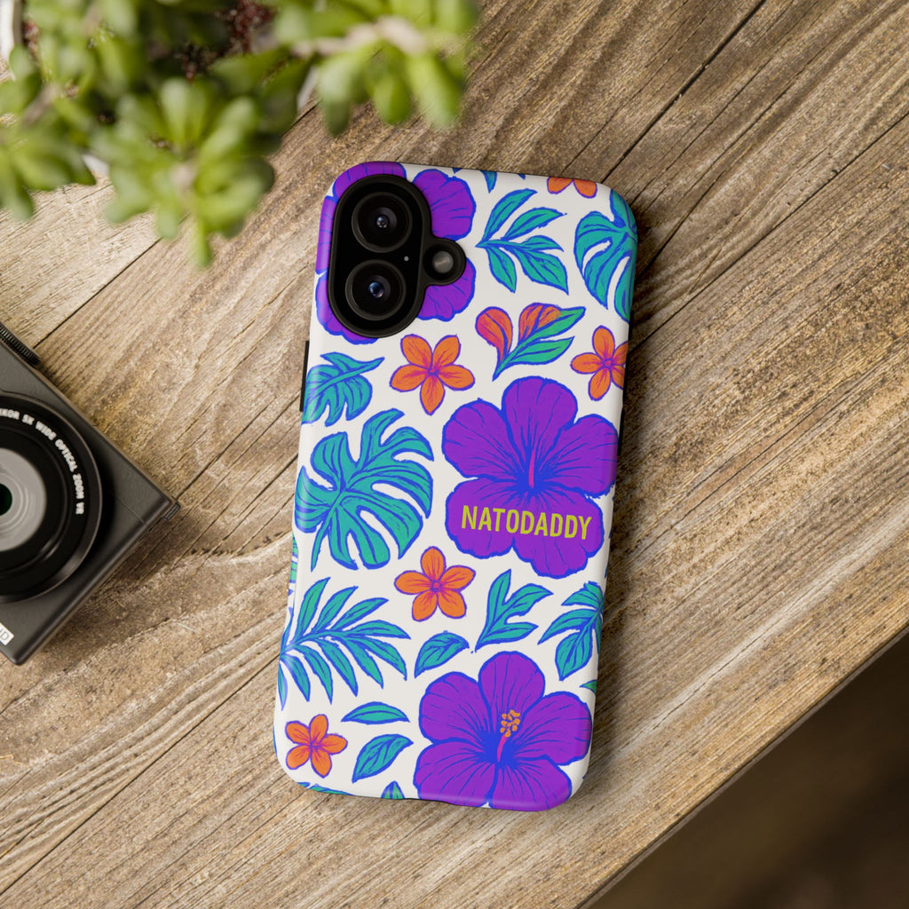Tropical Phone Case | Tough Cases with Floral Design, Gift for Him/Her, Summer Vibe, Phone Accessory, Cute Design
