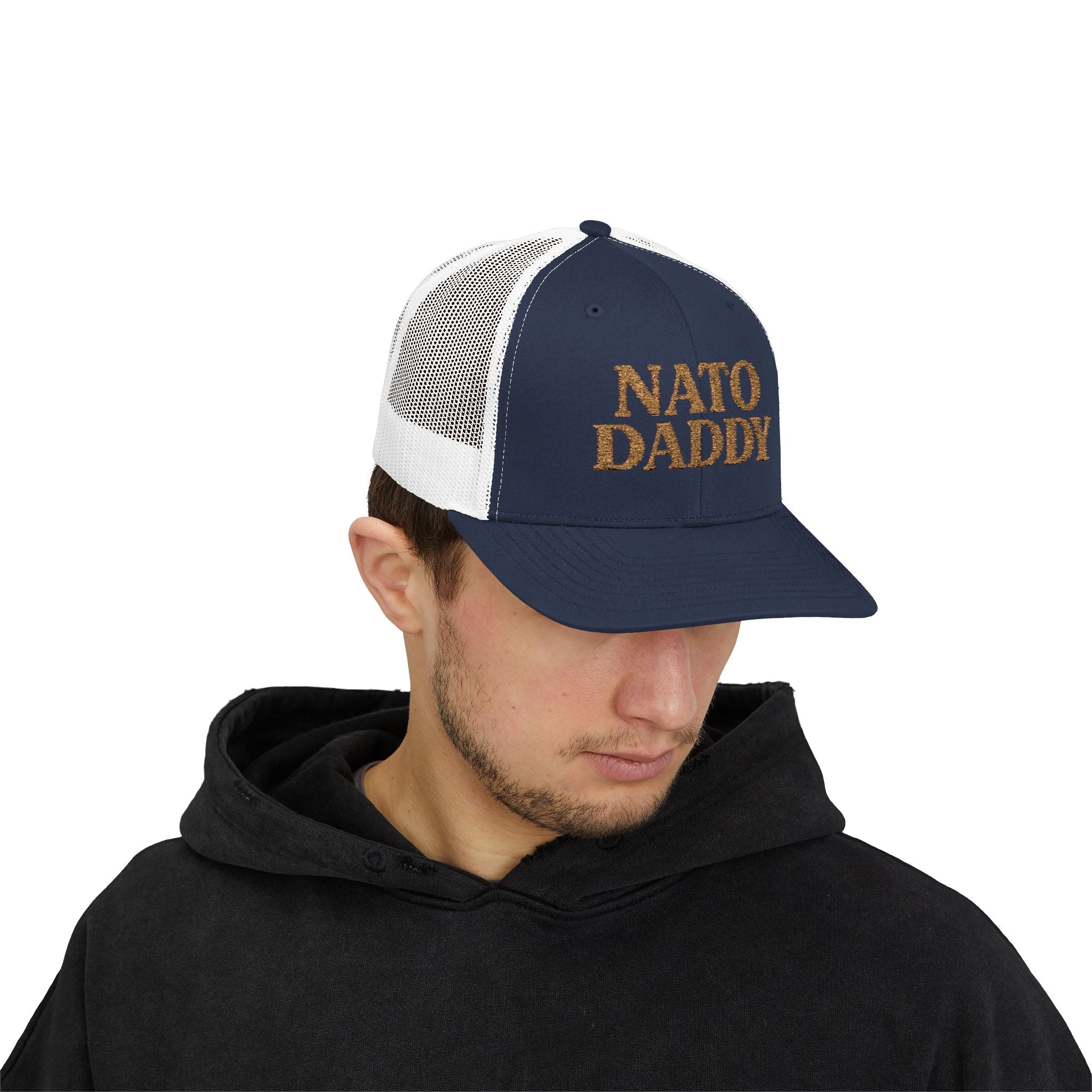 Nato Daddy Snapback Trucker Cap for Cool Dads - Trendy Gift, Summer Style, Casual Vibe, Father's Day, Outdoor Fun