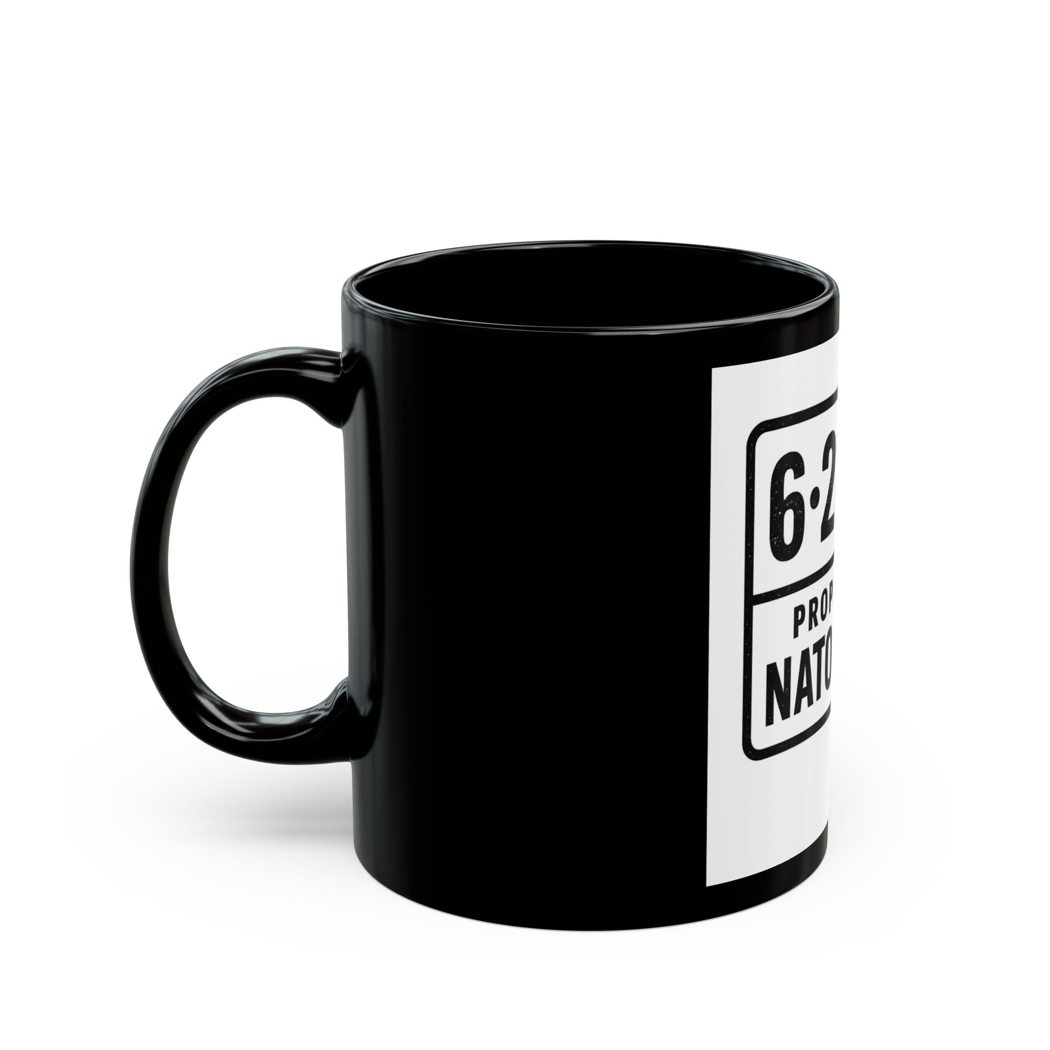 Personalized Black Mug for Dads, Custom Gift, Father's Day Mug, Coffee Cup for Dad, Nato Daddy Mug