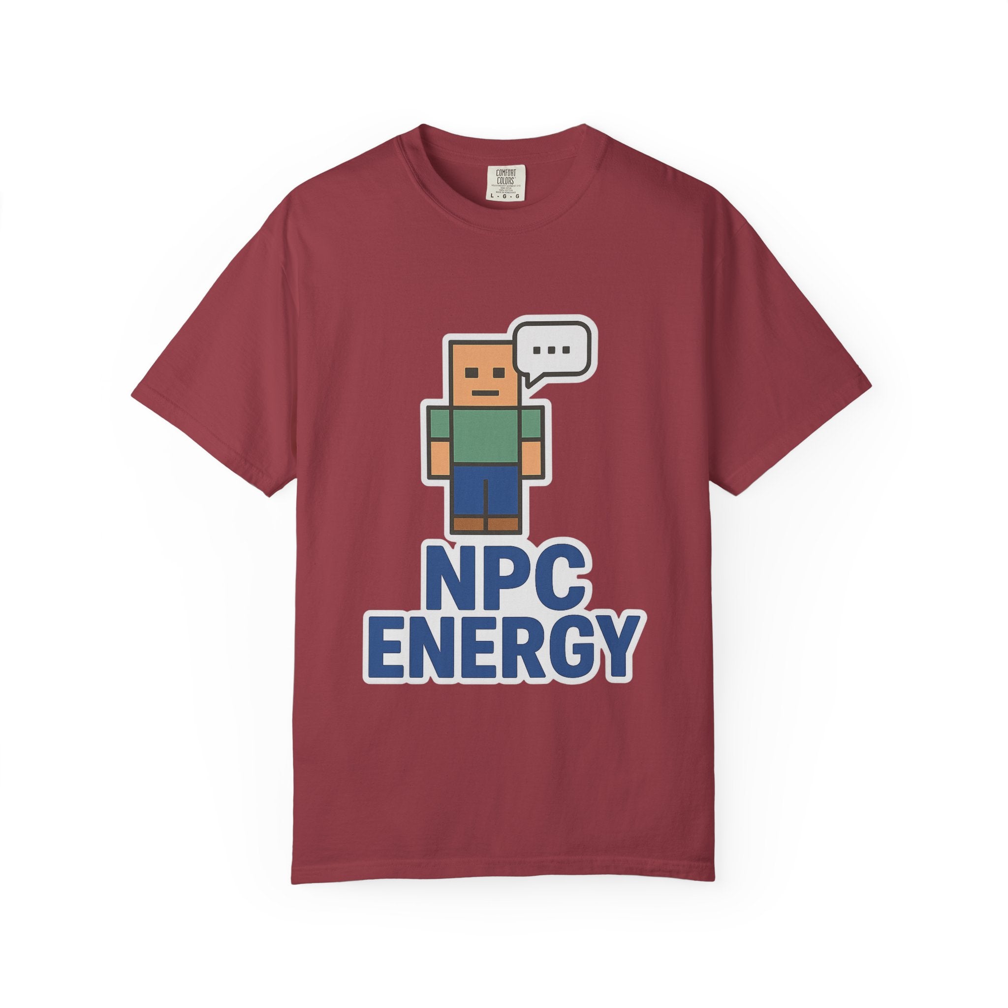 Unisex NPC Energy T-Shirt, Gamer Tee, Perfect Gift for Gamers, Casual Wear, Fun Video Game Apparel