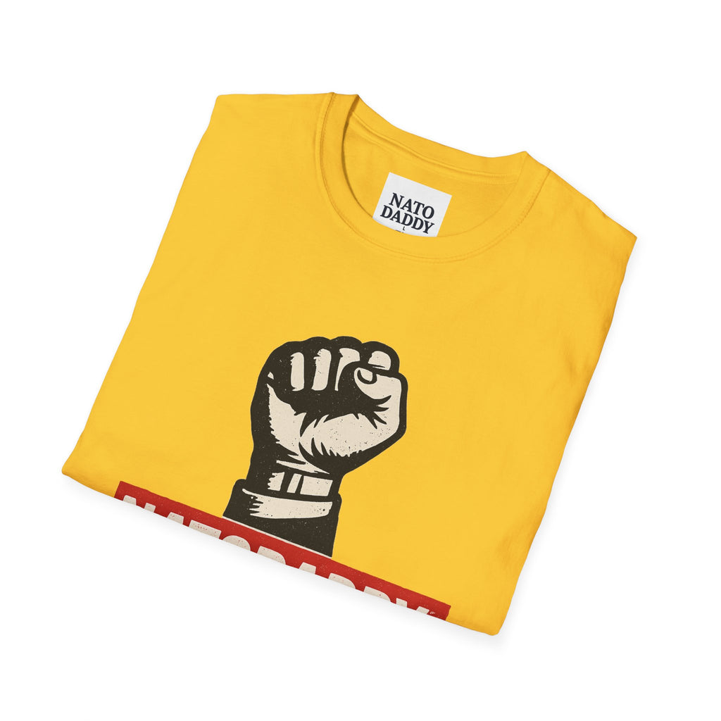 Empowering Unisex Softstyle T-Shirt - Natodaddy Still Standing, Casual Gift for Dads, Father's Day, Motivational Apparel, Unique Graphic Tee