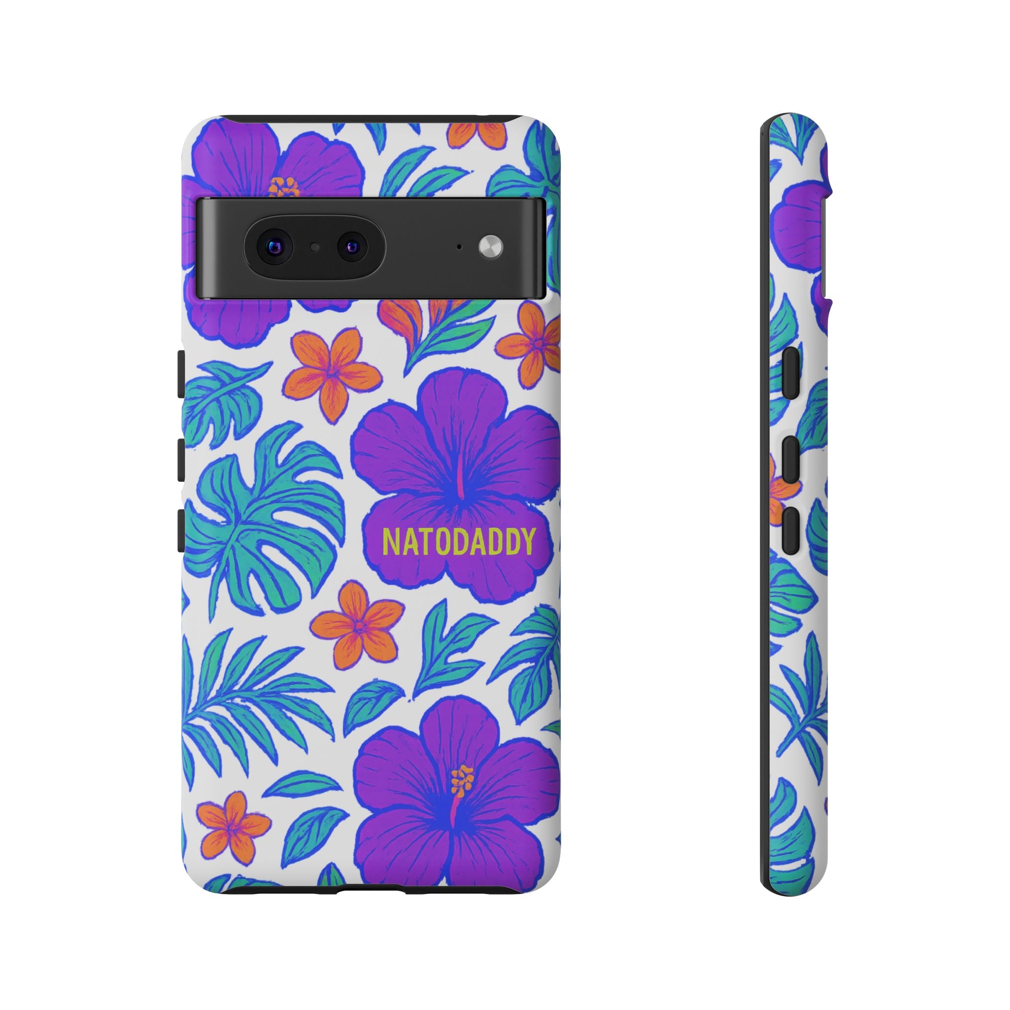 Tropical Phone Case | Tough Cases with Floral Design, Gift for Him/Her, Summer Vibe, Phone Accessory, Cute Design