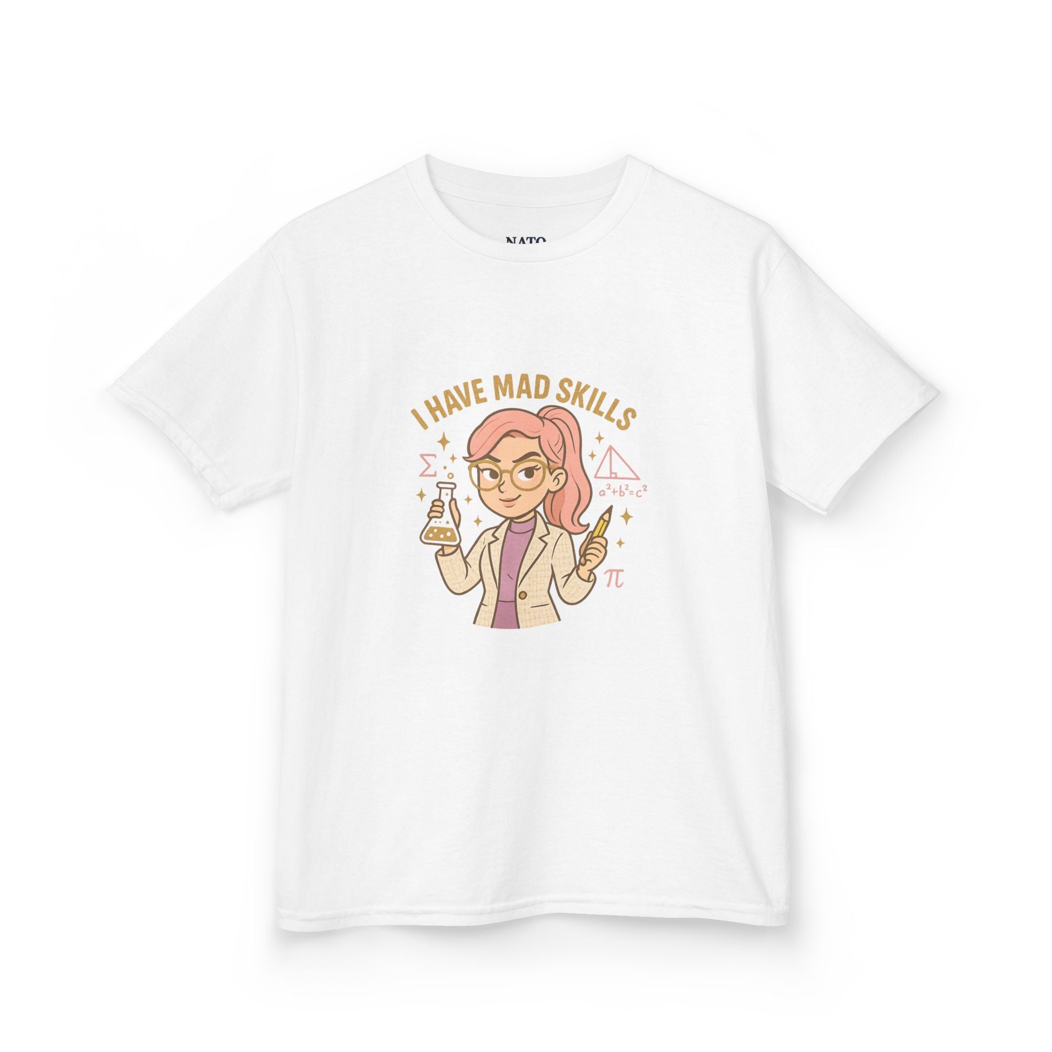 Kids Science Tee - 'I Have Mad Skills', Fun Kids Shirt for STEM Lovers, Perfect for School or Birthdays, Gift for Young Innovators, [...]