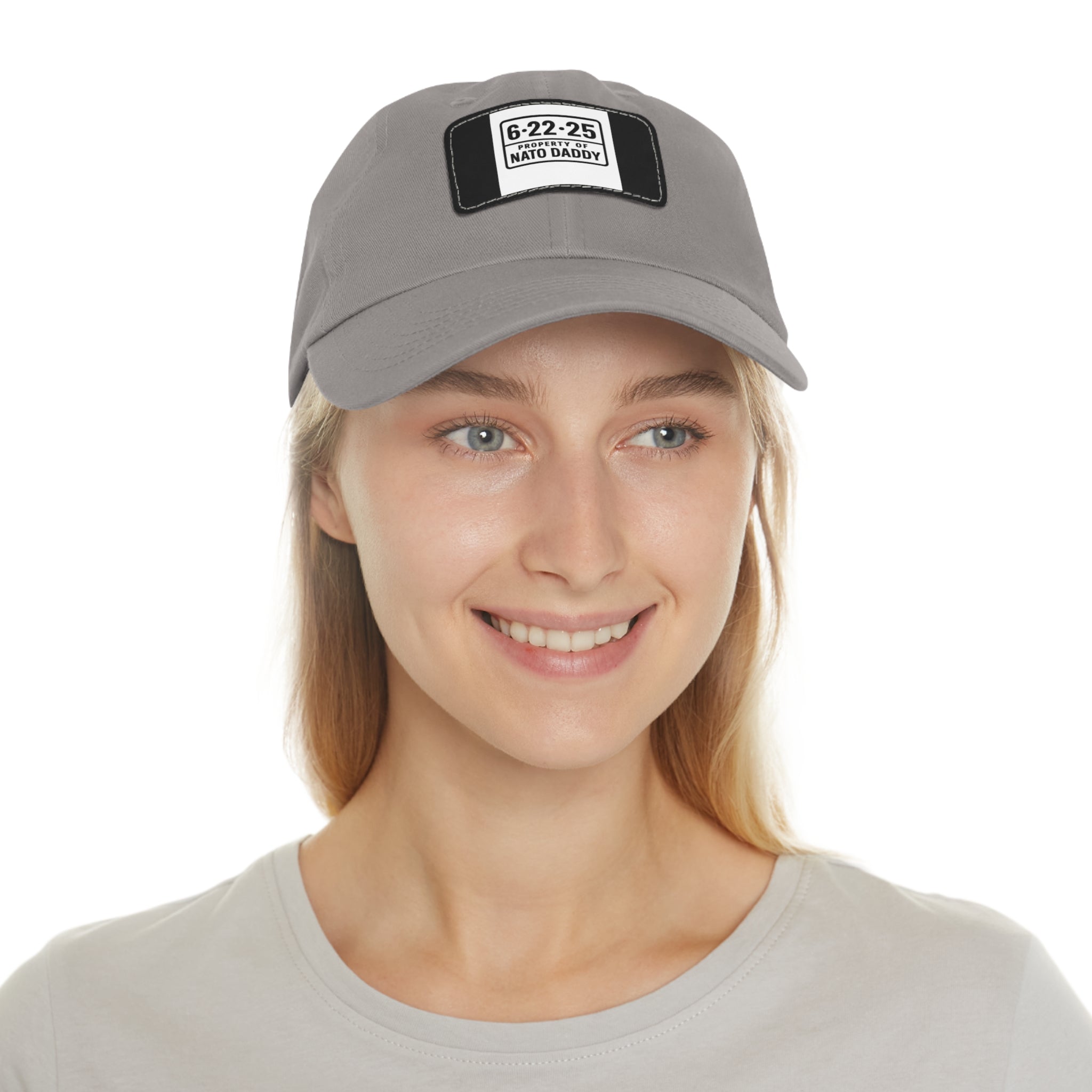 Dad Hat with Leather Patch | Personalized Gift for Dads, Birthday Hat, Outdoor Cap, Father’s Day Gift, Casual Style