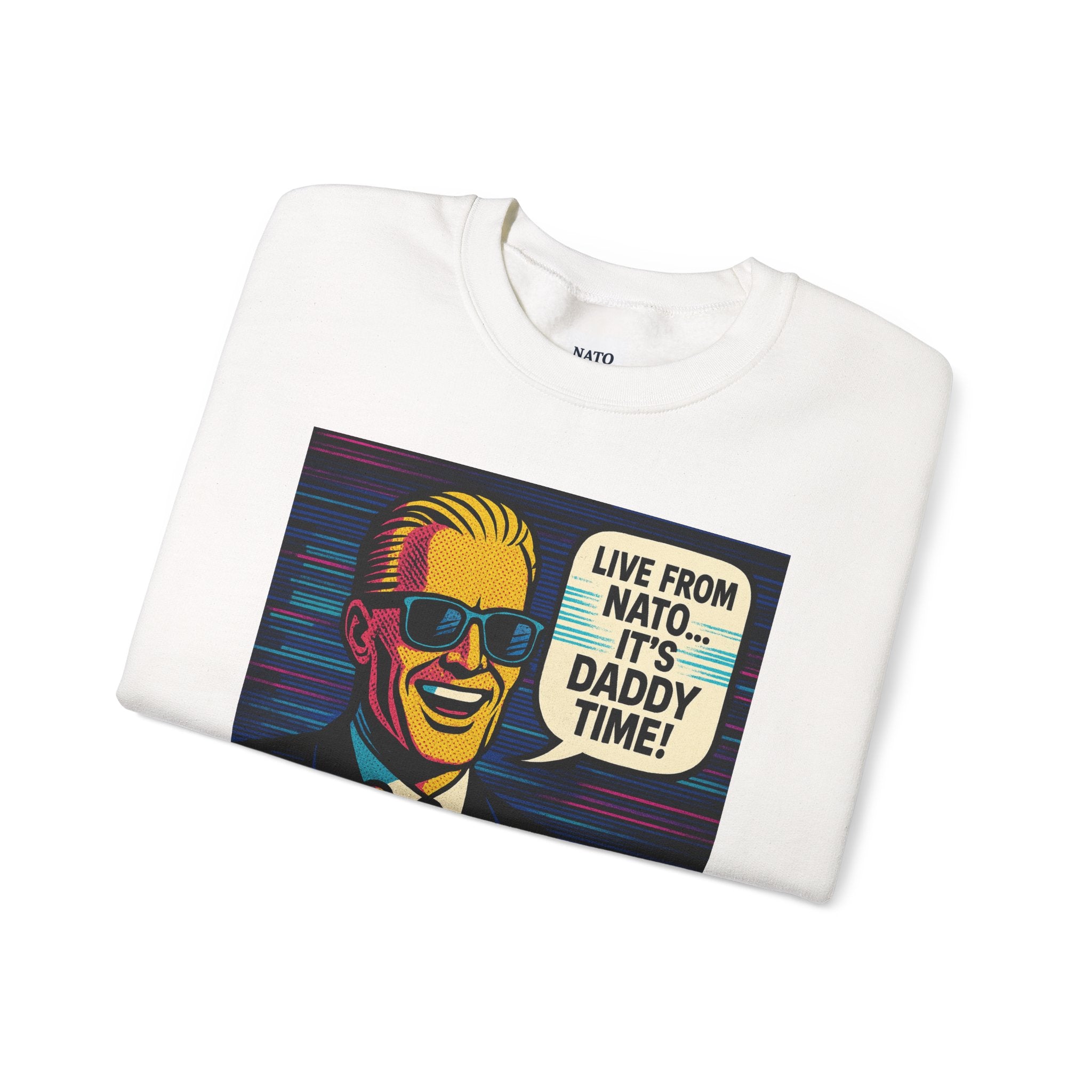 NATODADDY Humor Crewneck Sweatshirt, Unisex Sweatshirt, Funny Gift for Dads, Dad Humor Apparel, Casual Wear for Holidays