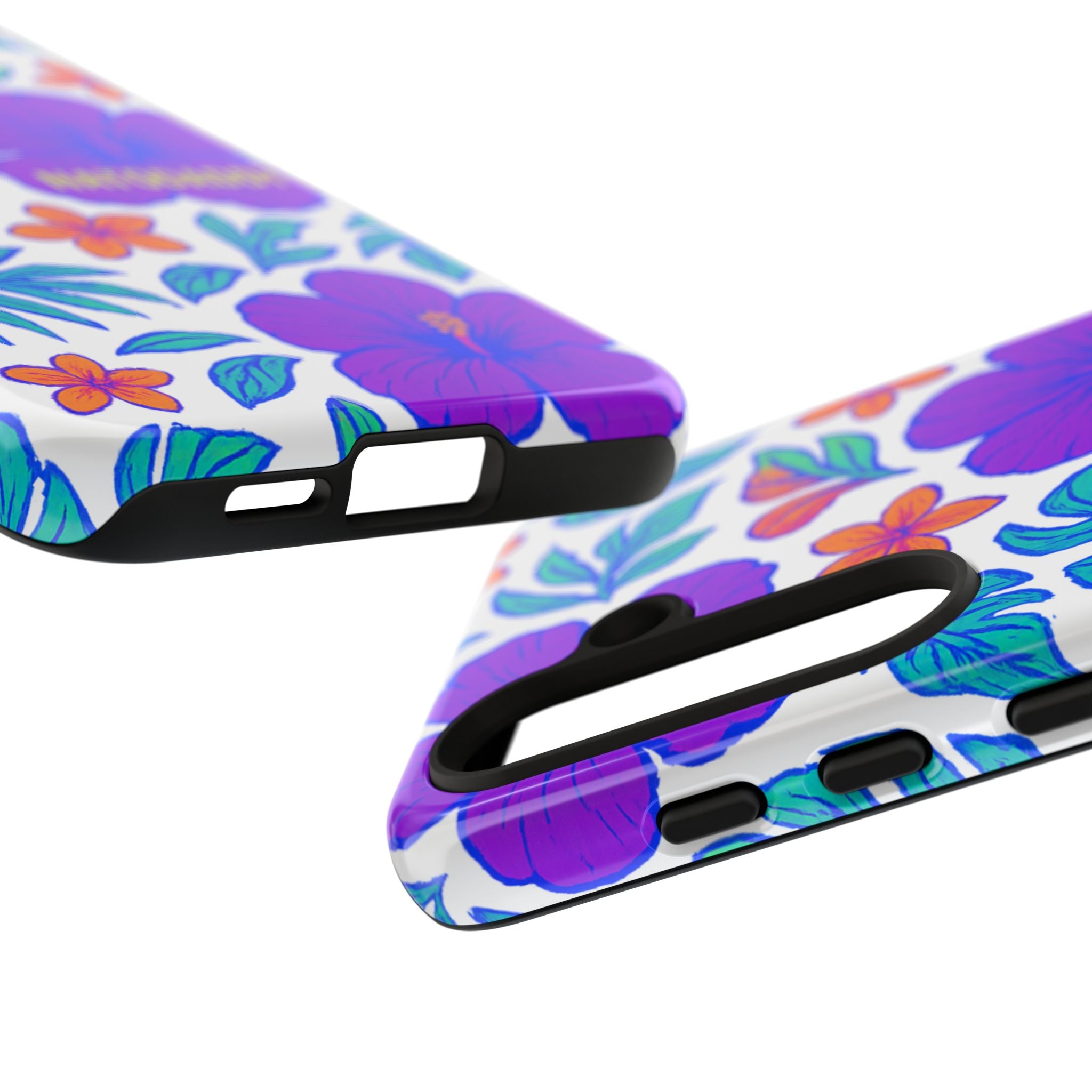 Tropical Phone Case | Tough Cases with Floral Design, Gift for Him/Her, Summer Vibe, Phone Accessory, Cute Design