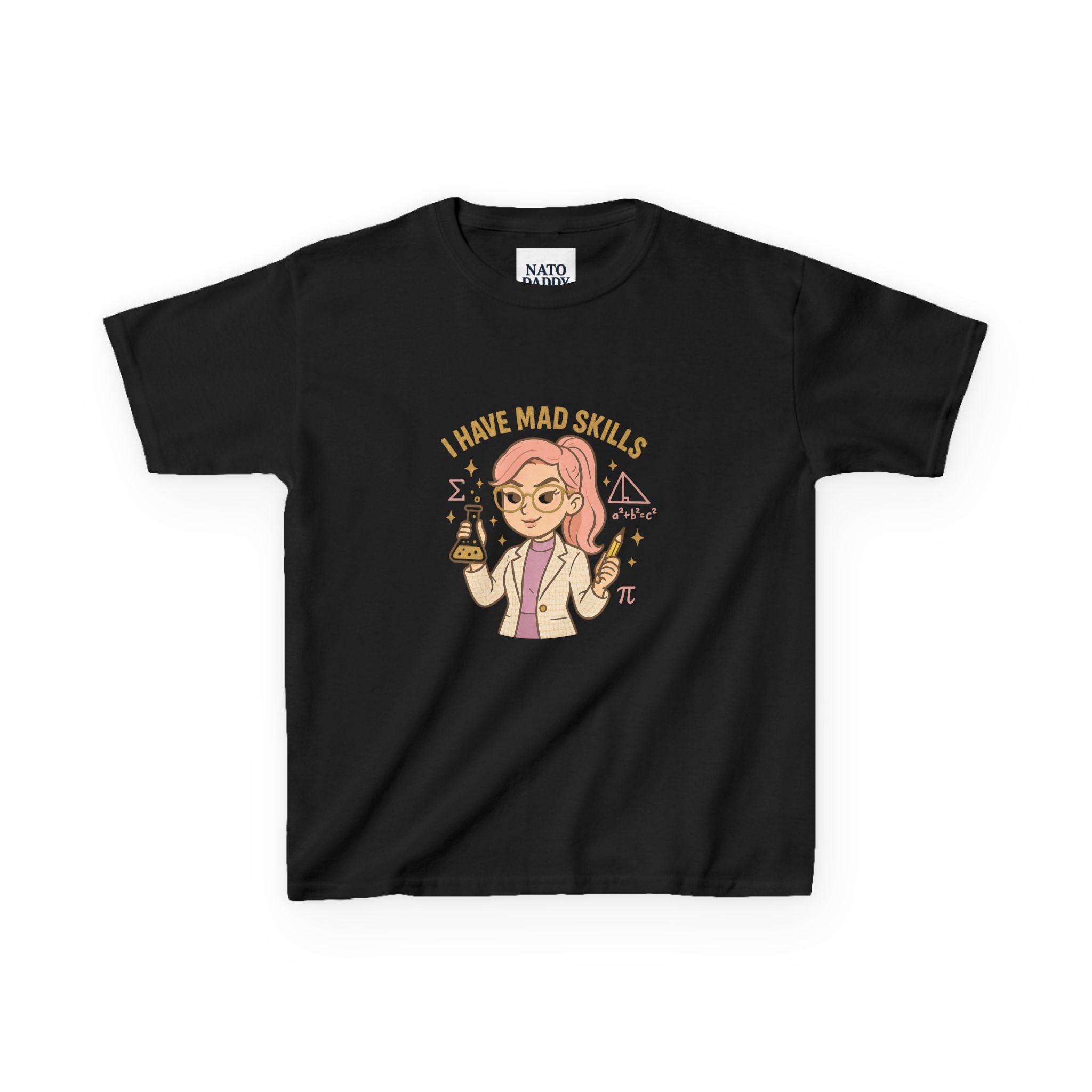 Kids Science Tee - 'I Have Mad Skills', Fun Kids Shirt for STEM Lovers, Perfect for School or Birthdays, Gift for Young Innovators, [...]